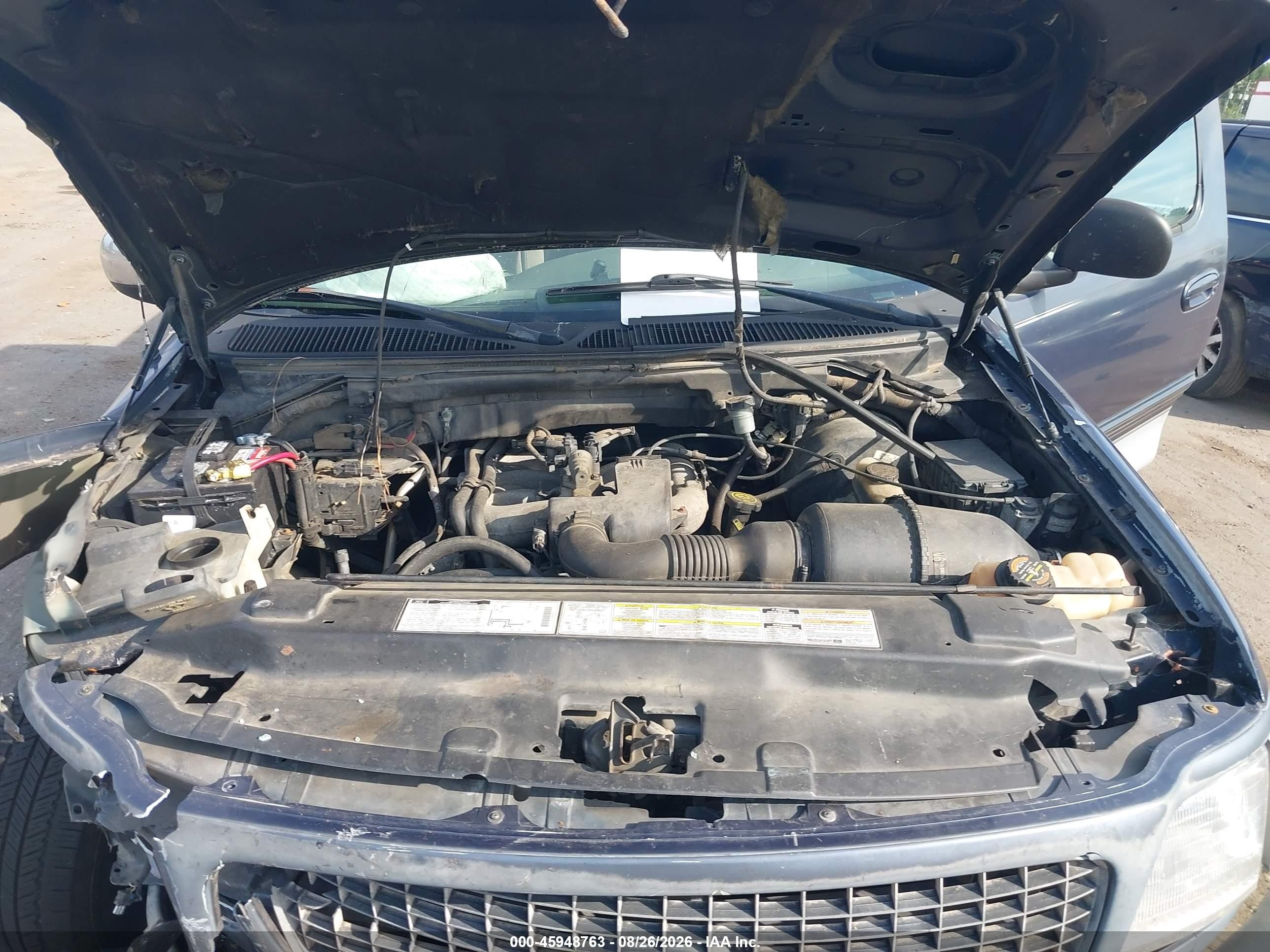2000 Ford F-150 Work Series/xl/xlt Blue vin: 1FTZX1728YNB06047