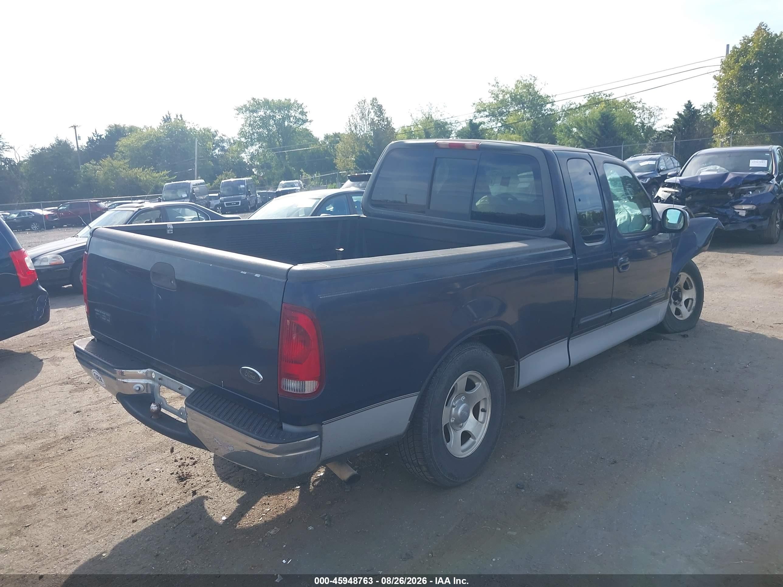2000 Ford F-150 Work Series/xl/xlt Blue vin: 1FTZX1728YNB06047