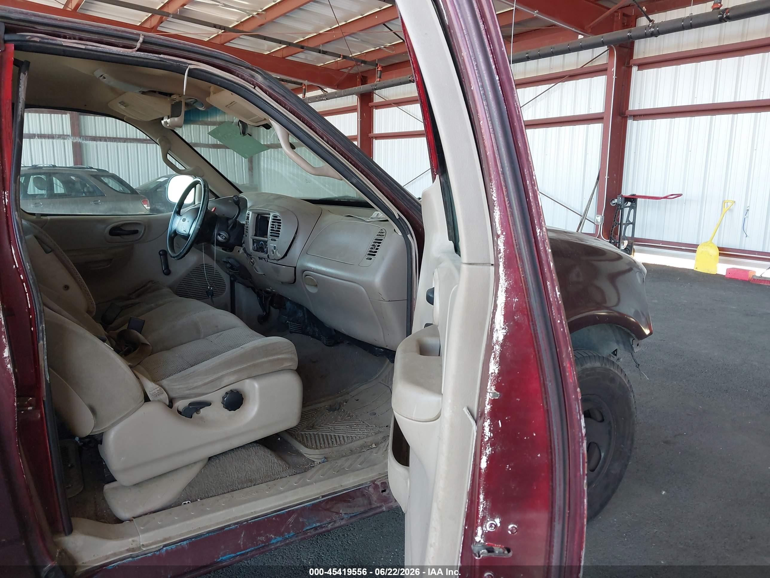 2001 Ford F-150 Xl/xlt Maroon vin: 1FTZX17291NB18990