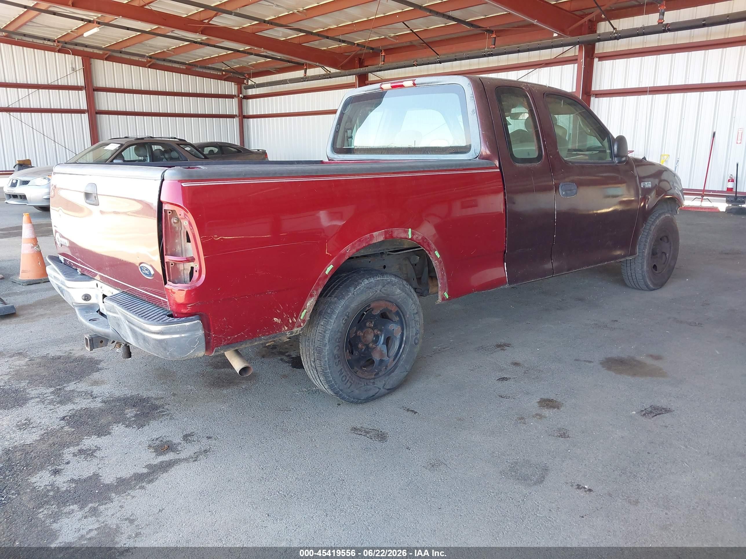 2001 Ford F-150 Xl/xlt Maroon vin: 1FTZX17291NB18990