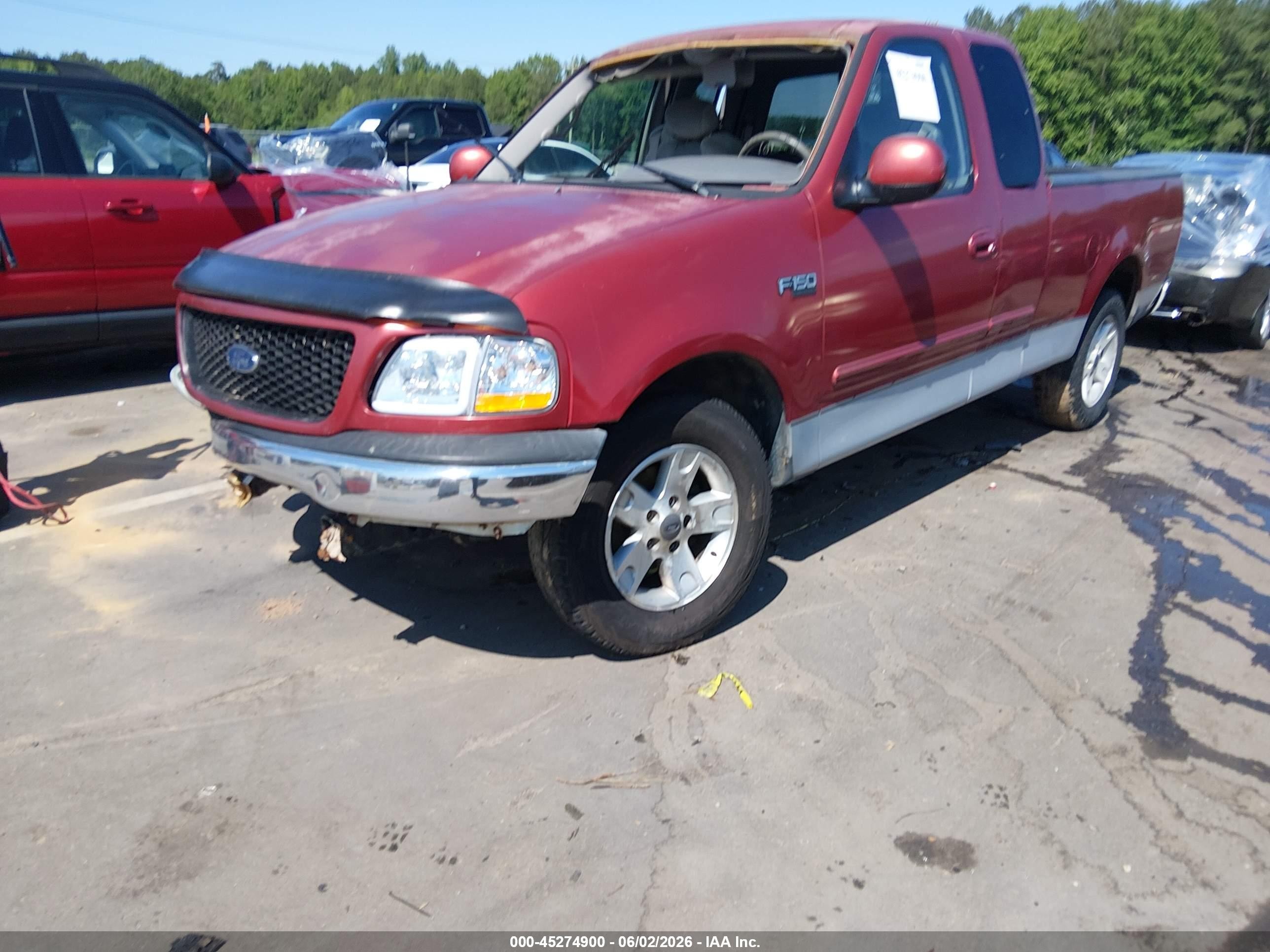 2001 Ford F-150 Xl/xlt Красный vin: 1FTZX17291NB42609