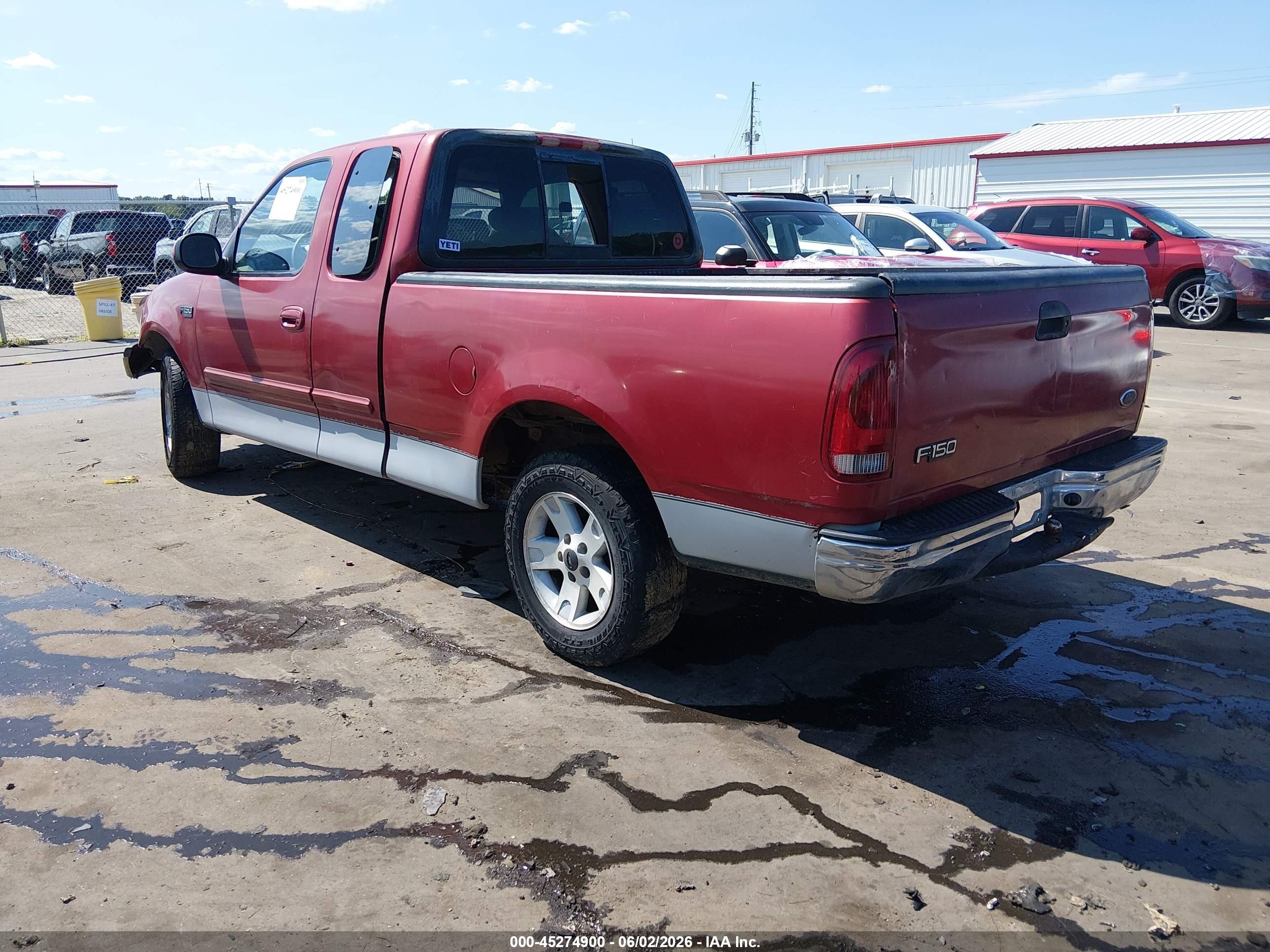 2001 Ford F-150 Xl/xlt Красный vin: 1FTZX17291NB42609