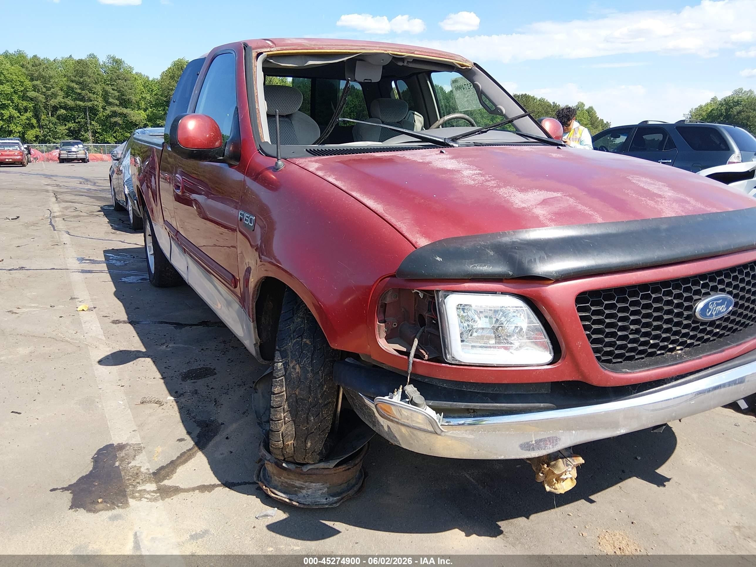2001 Ford F-150 Xl/xlt Красный vin: 1FTZX17291NB42609