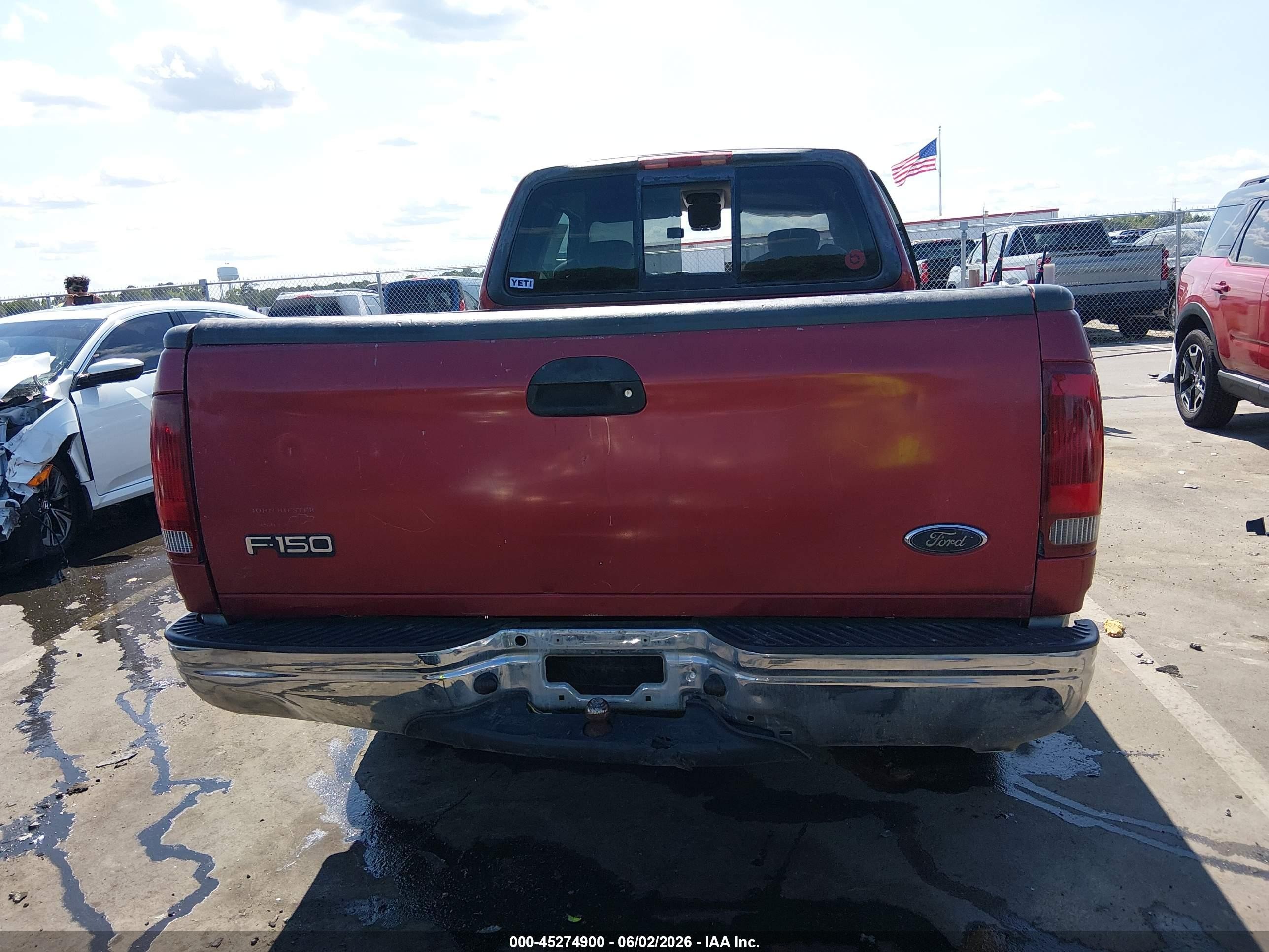 2001 Ford F-150 Xl/xlt Красный vin: 1FTZX17291NB42609