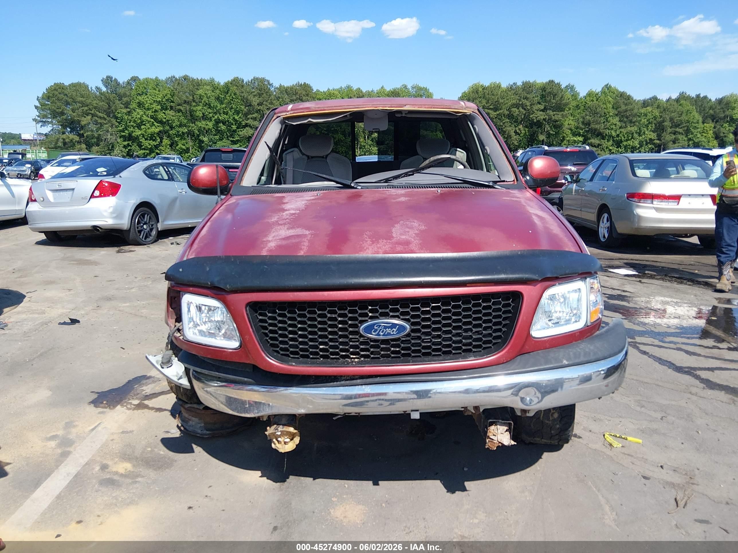 2001 Ford F-150 Xl/xlt Красный vin: 1FTZX17291NB42609