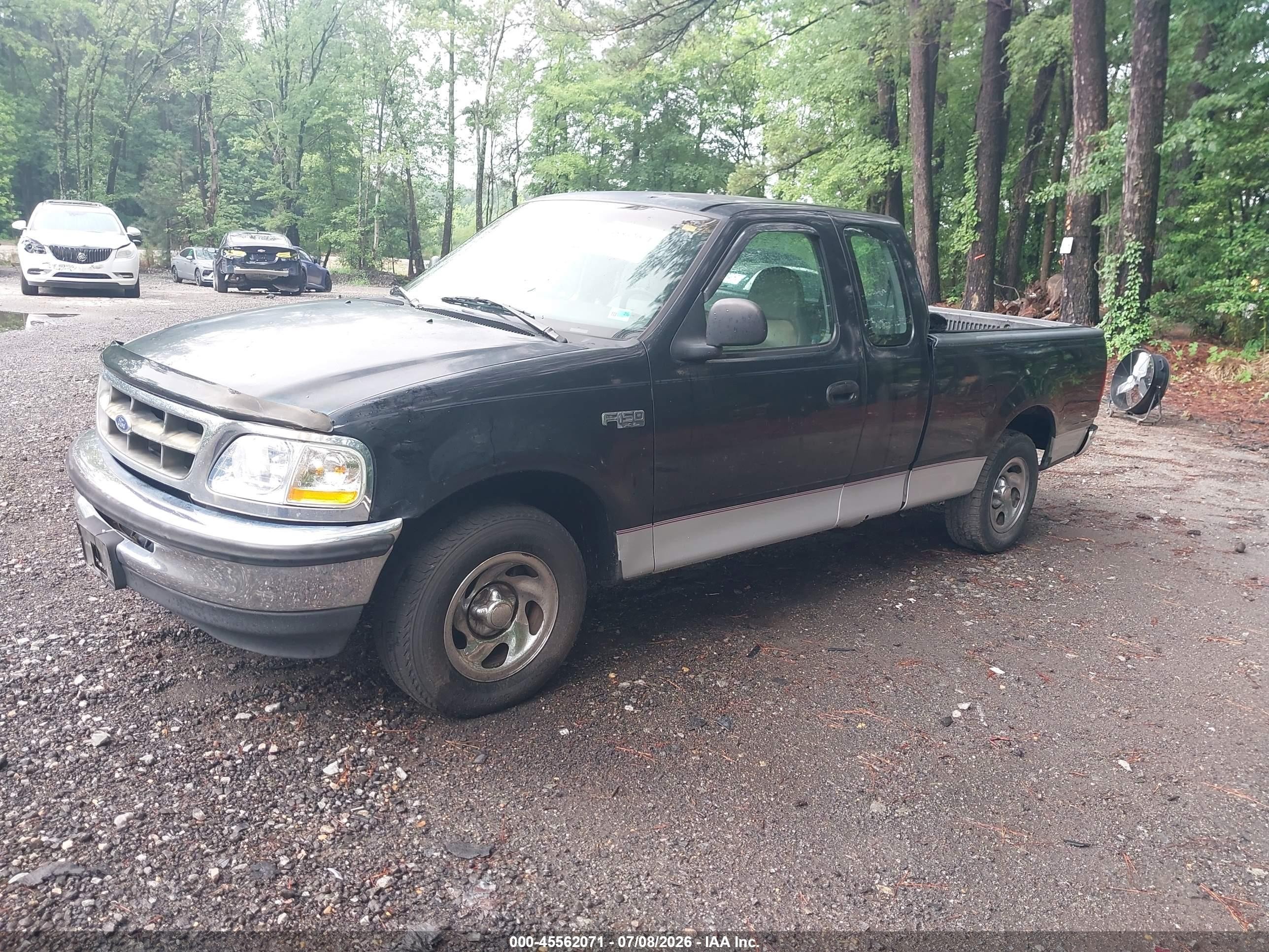 1998 Ford F-150 Standard/xl/xlt Black vin: 1FTZX1729WNB28877