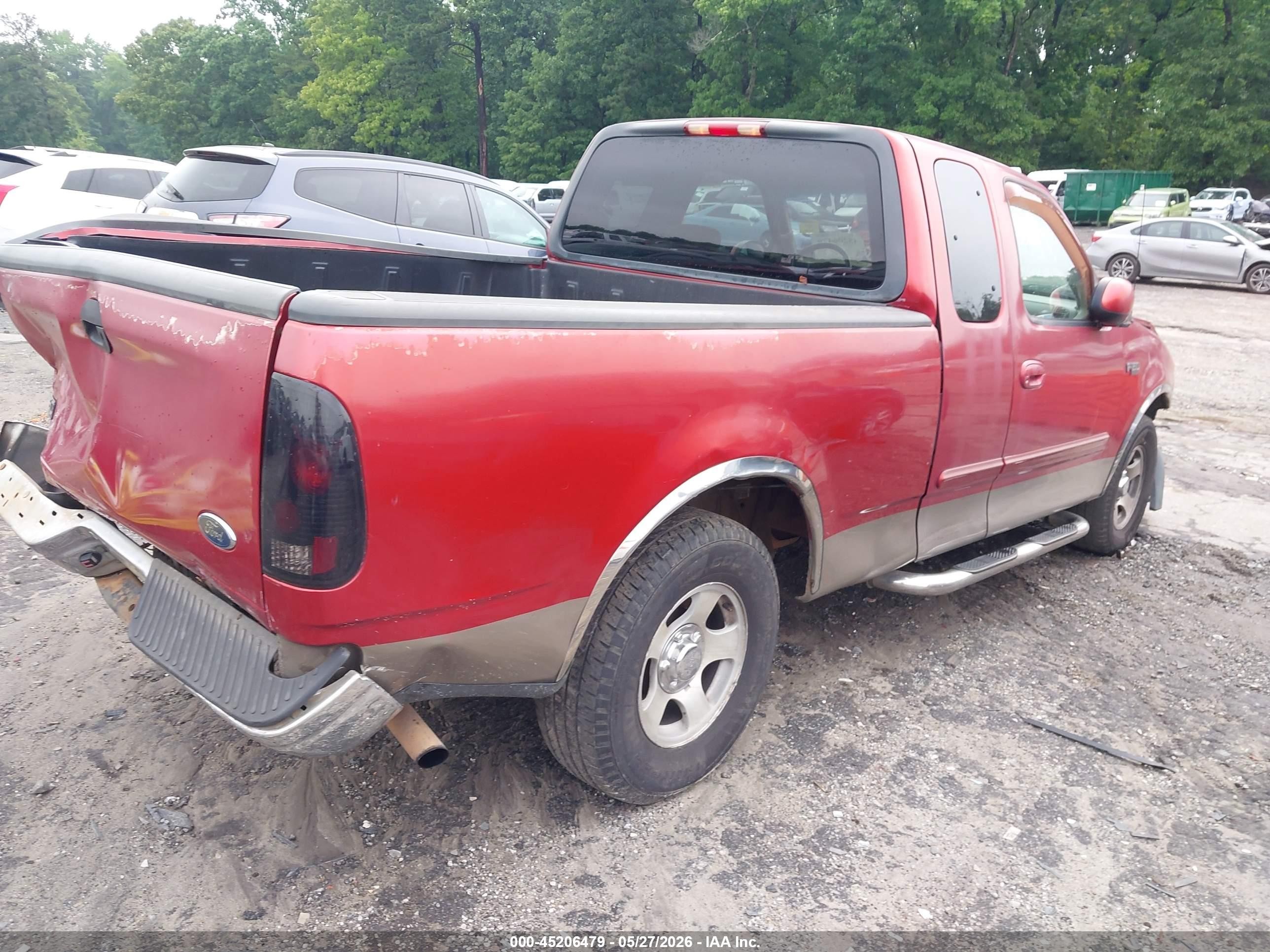2001 Ford F-150 Xl/xlt Red vin: 1FTZX172X1NB67194