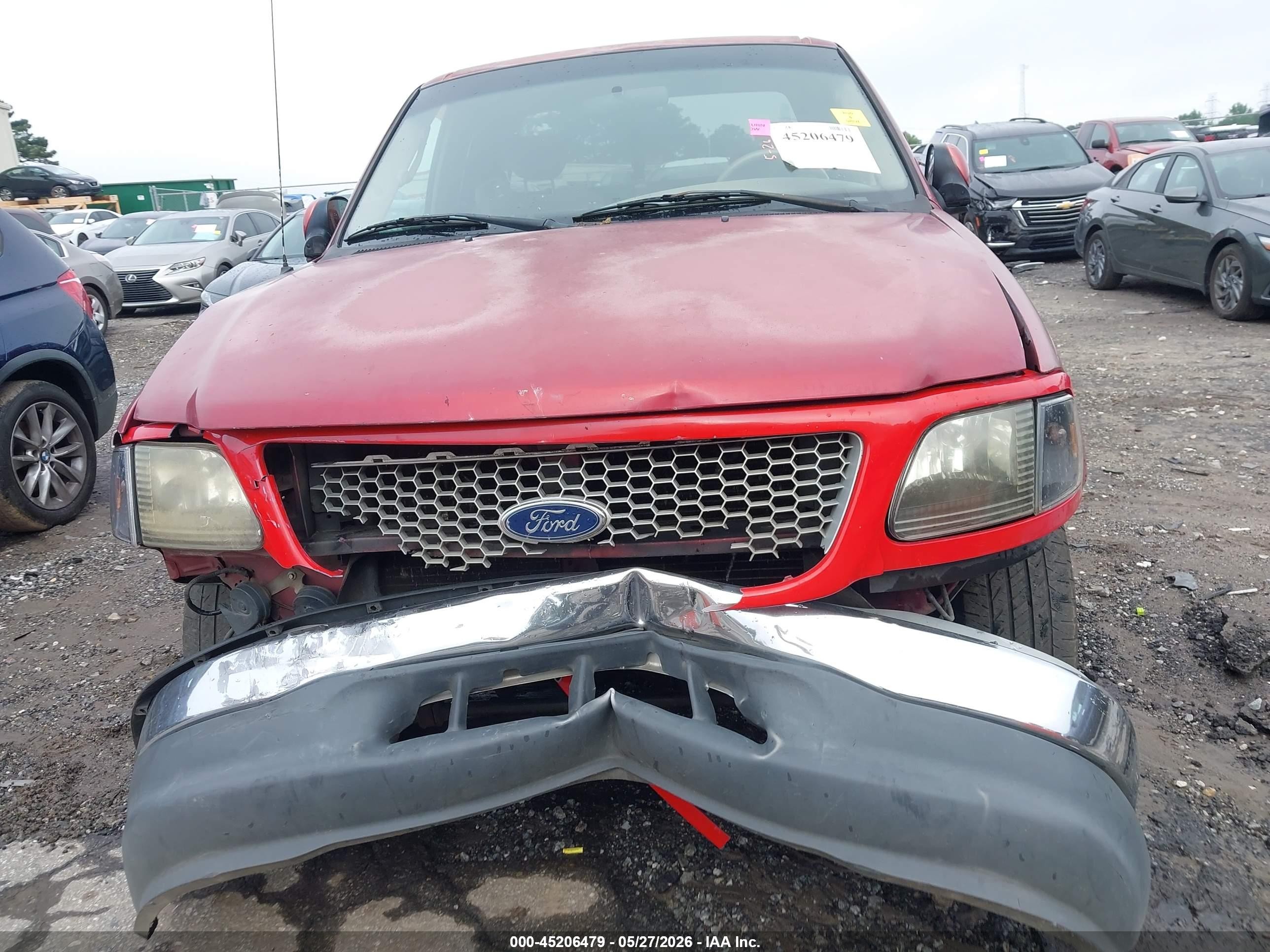 2001 Ford F-150 Xl/xlt Red vin: 1FTZX172X1NB67194