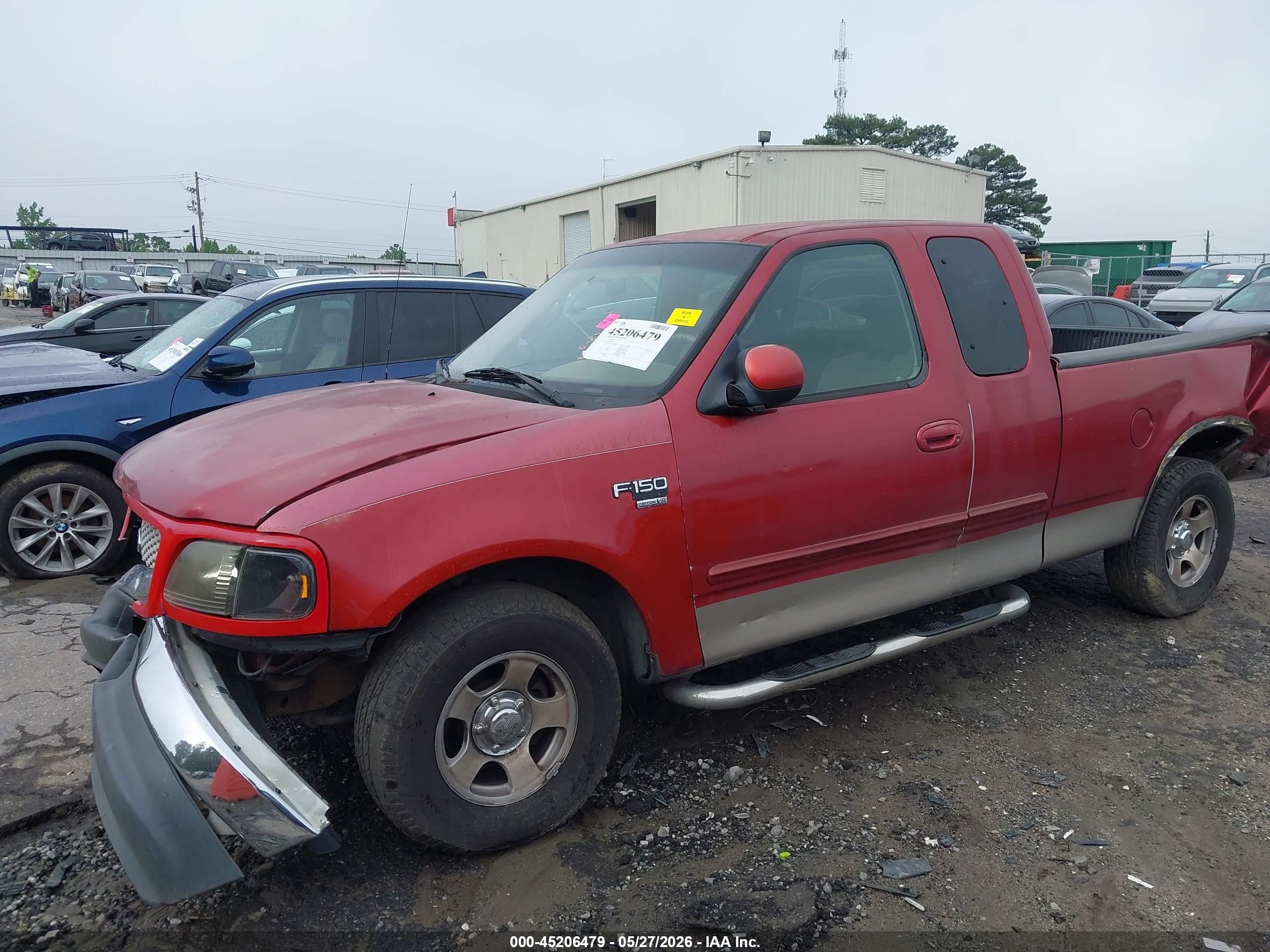 2001 Ford F-150 Xl/xlt Red vin: 1FTZX172X1NB67194