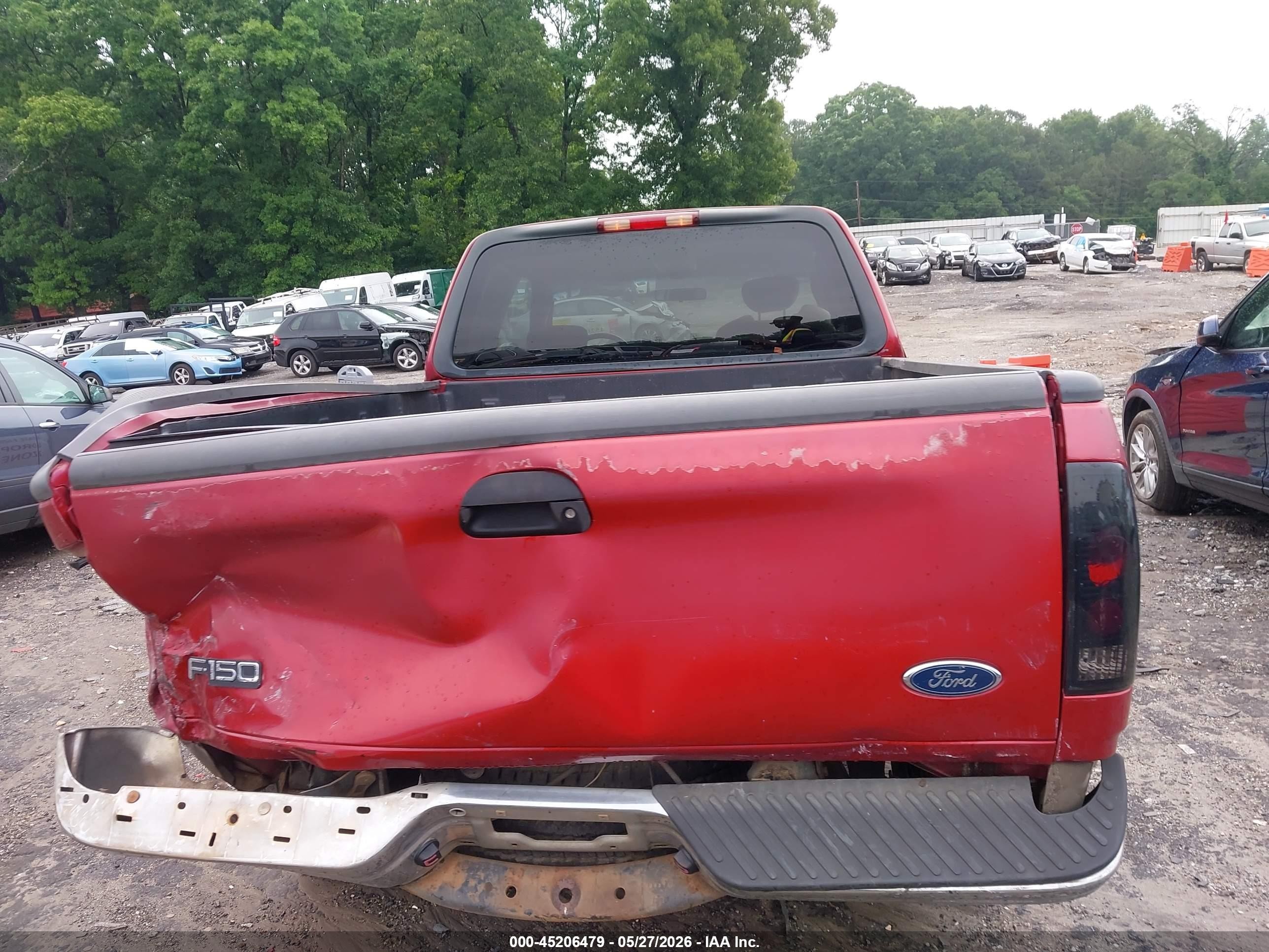 2001 Ford F-150 Xl/xlt Red vin: 1FTZX172X1NB67194