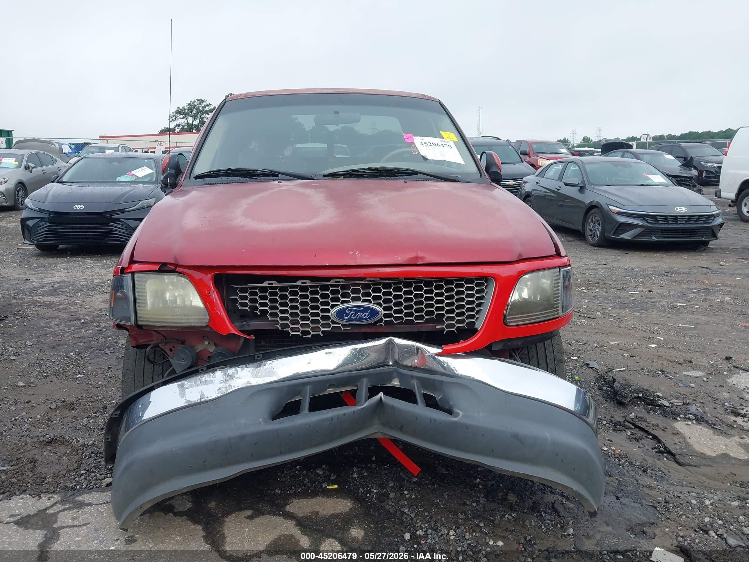 2001 Ford F-150 Xl/xlt Red vin: 1FTZX172X1NB67194
