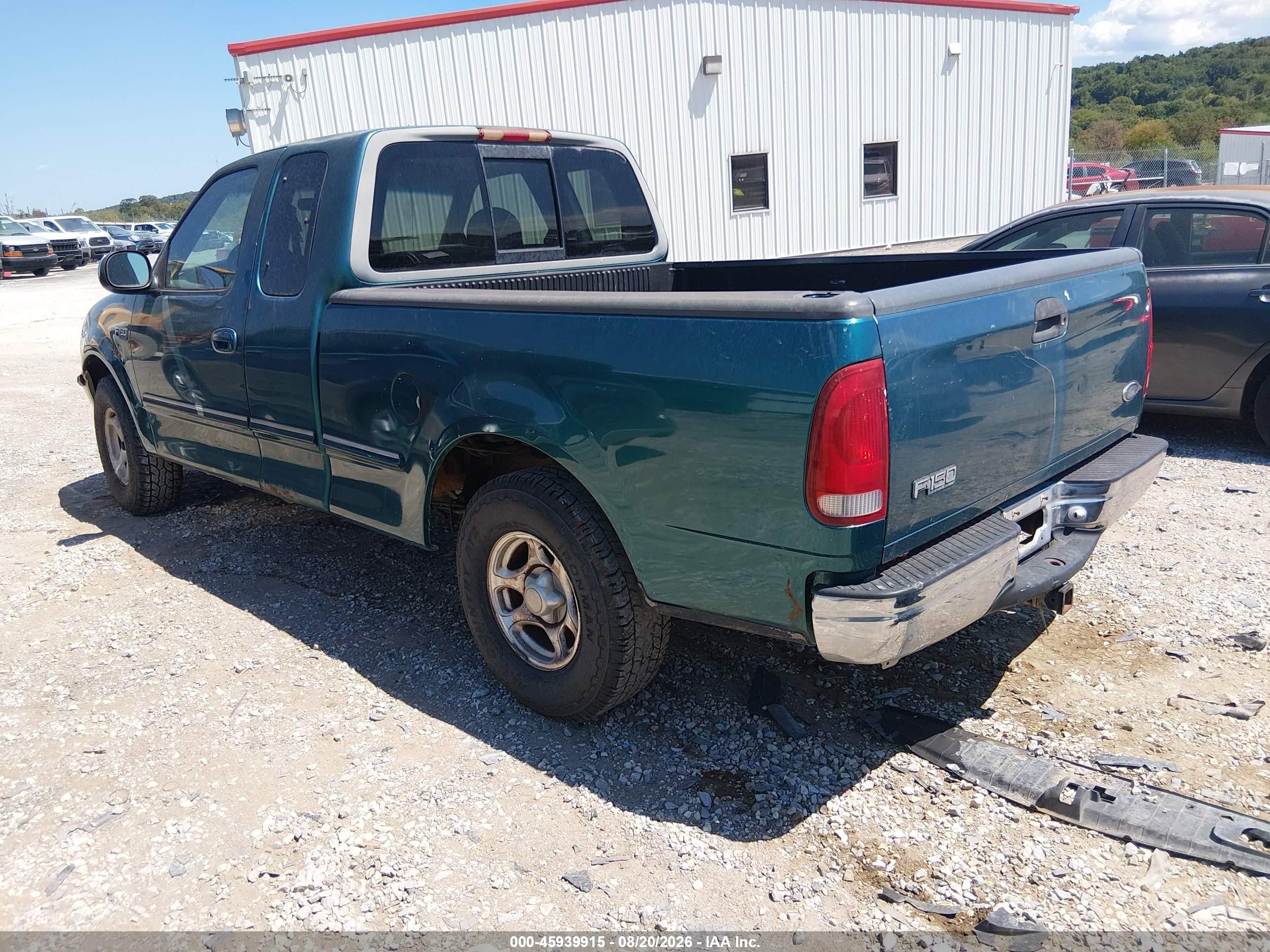 1998 Ford F-150 Standard/xl/xlt Green vin: 1FTZX172XWNB94175