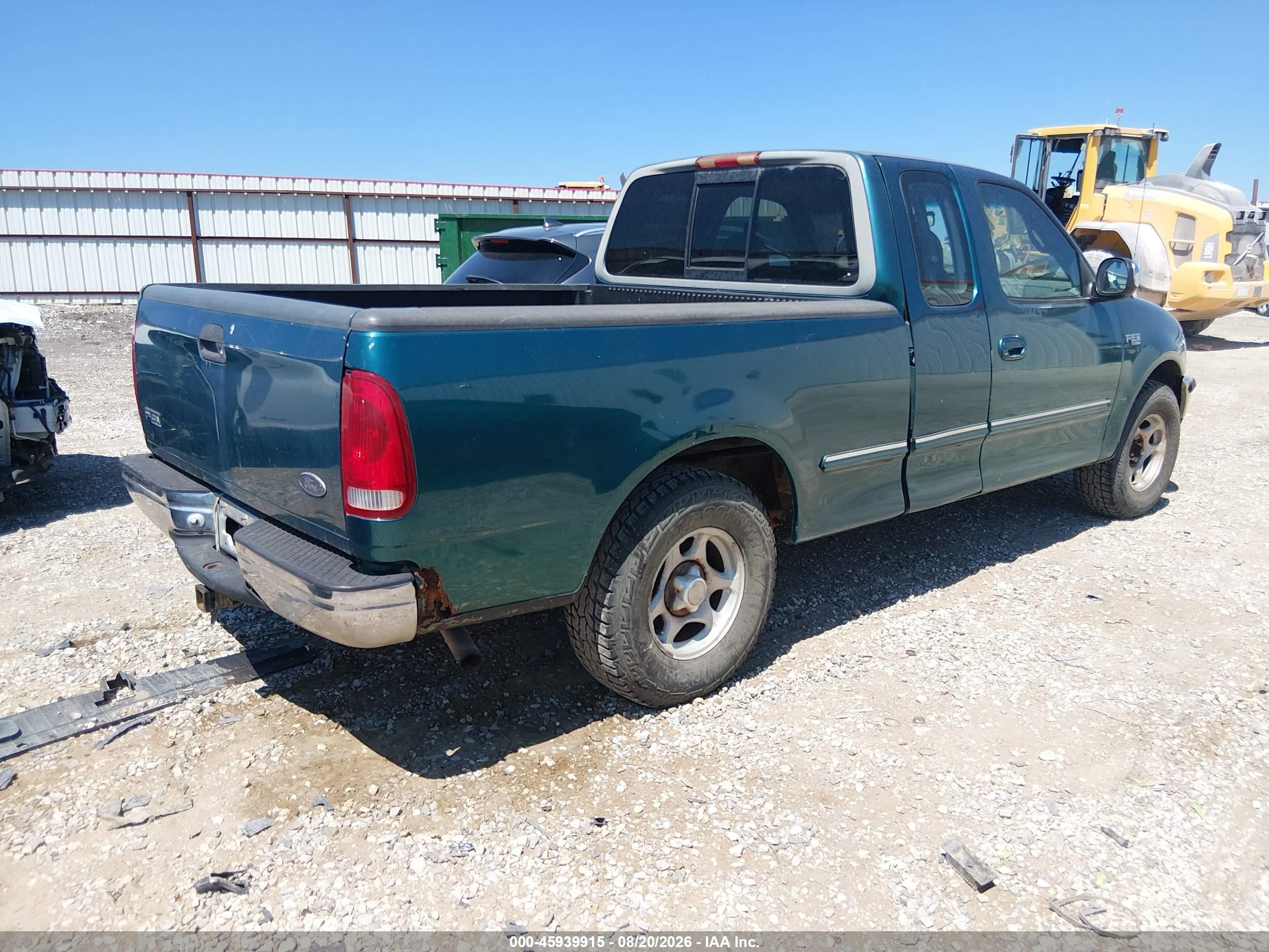 1998 Ford F-150 Standard/xl/xlt Green vin: 1FTZX172XWNB94175
