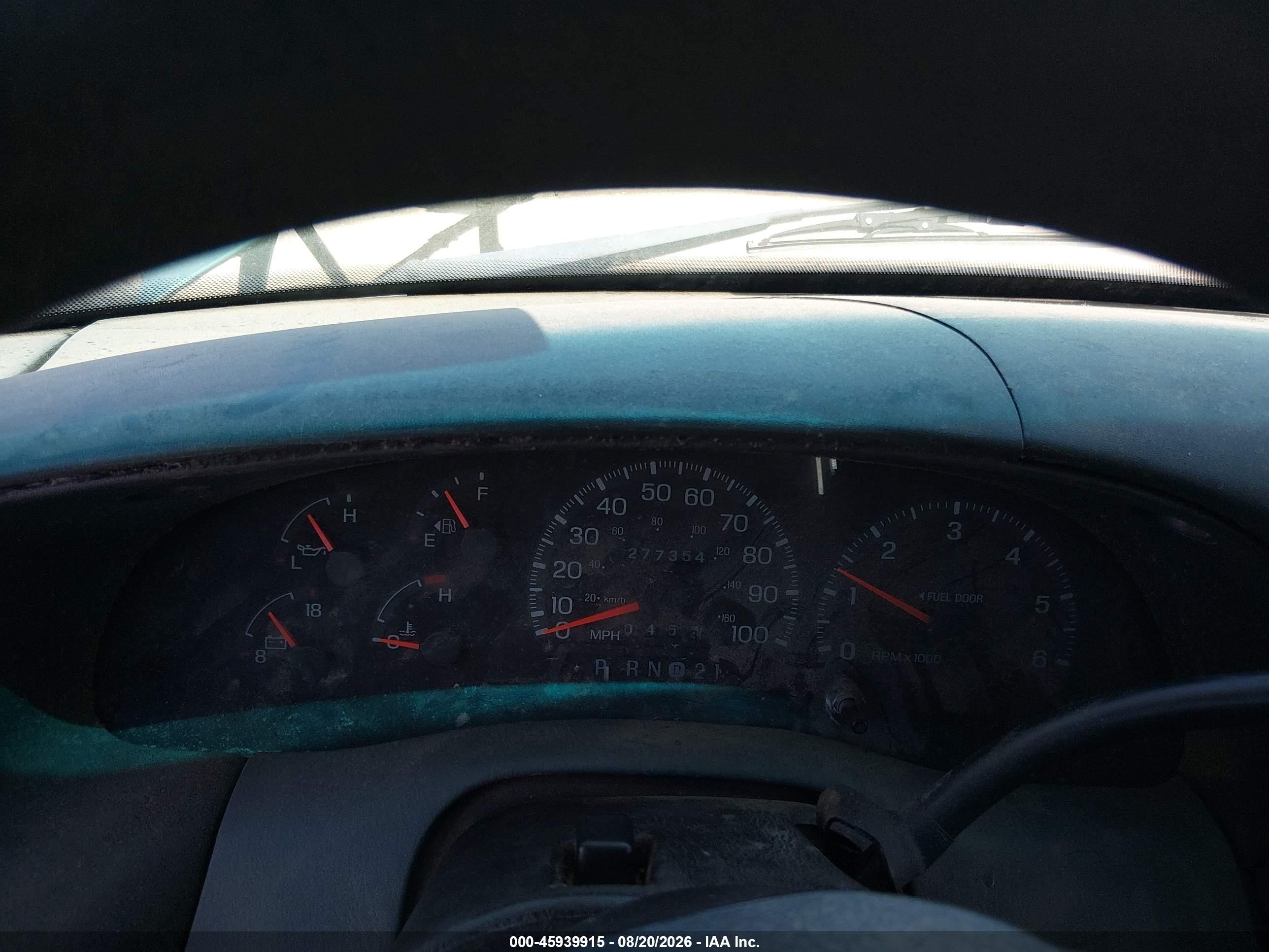 1998 Ford F-150 Standard/xl/xlt Green vin: 1FTZX172XWNB94175
