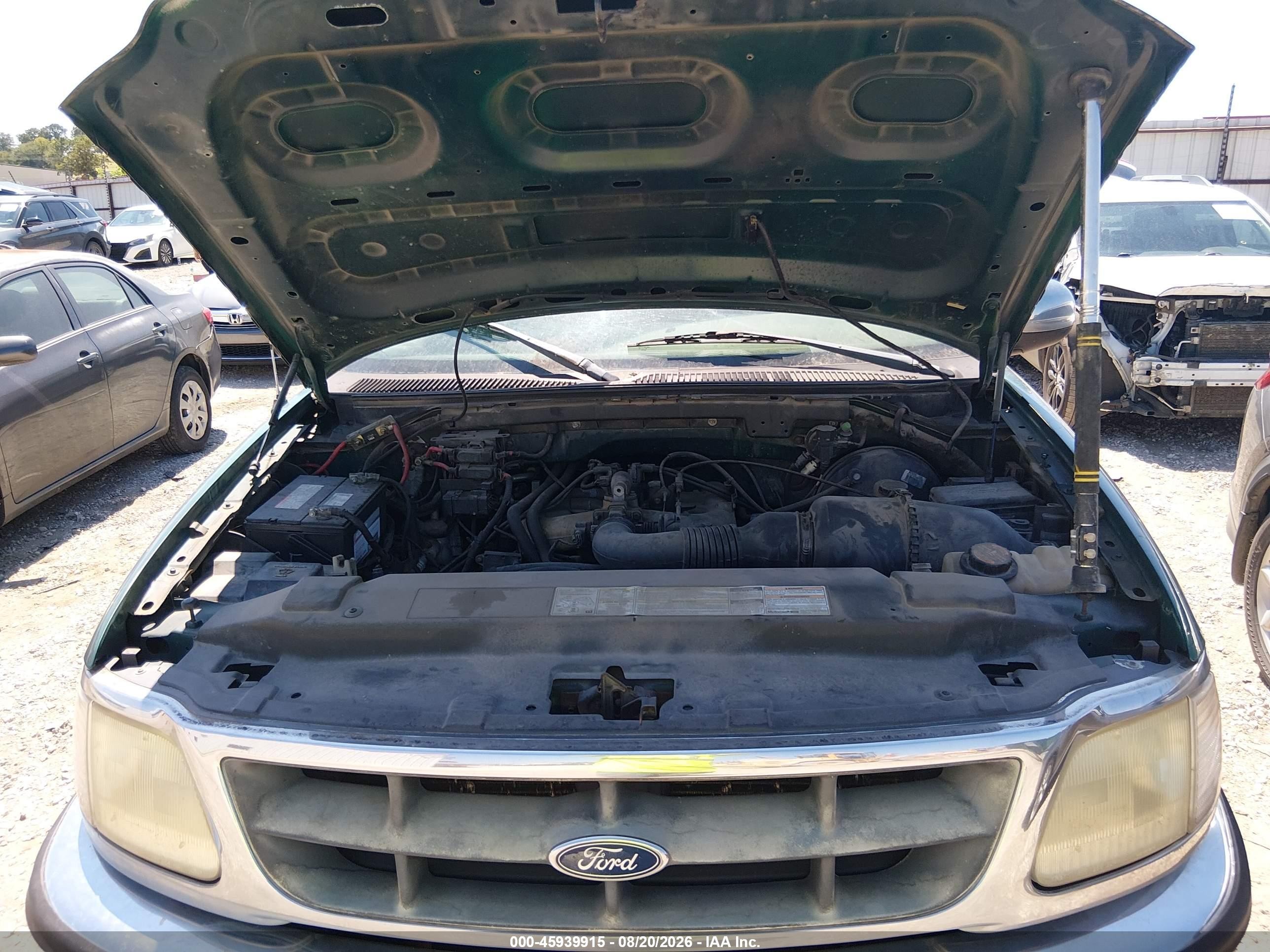 1998 Ford F-150 Standard/xl/xlt Green vin: 1FTZX172XWNB94175