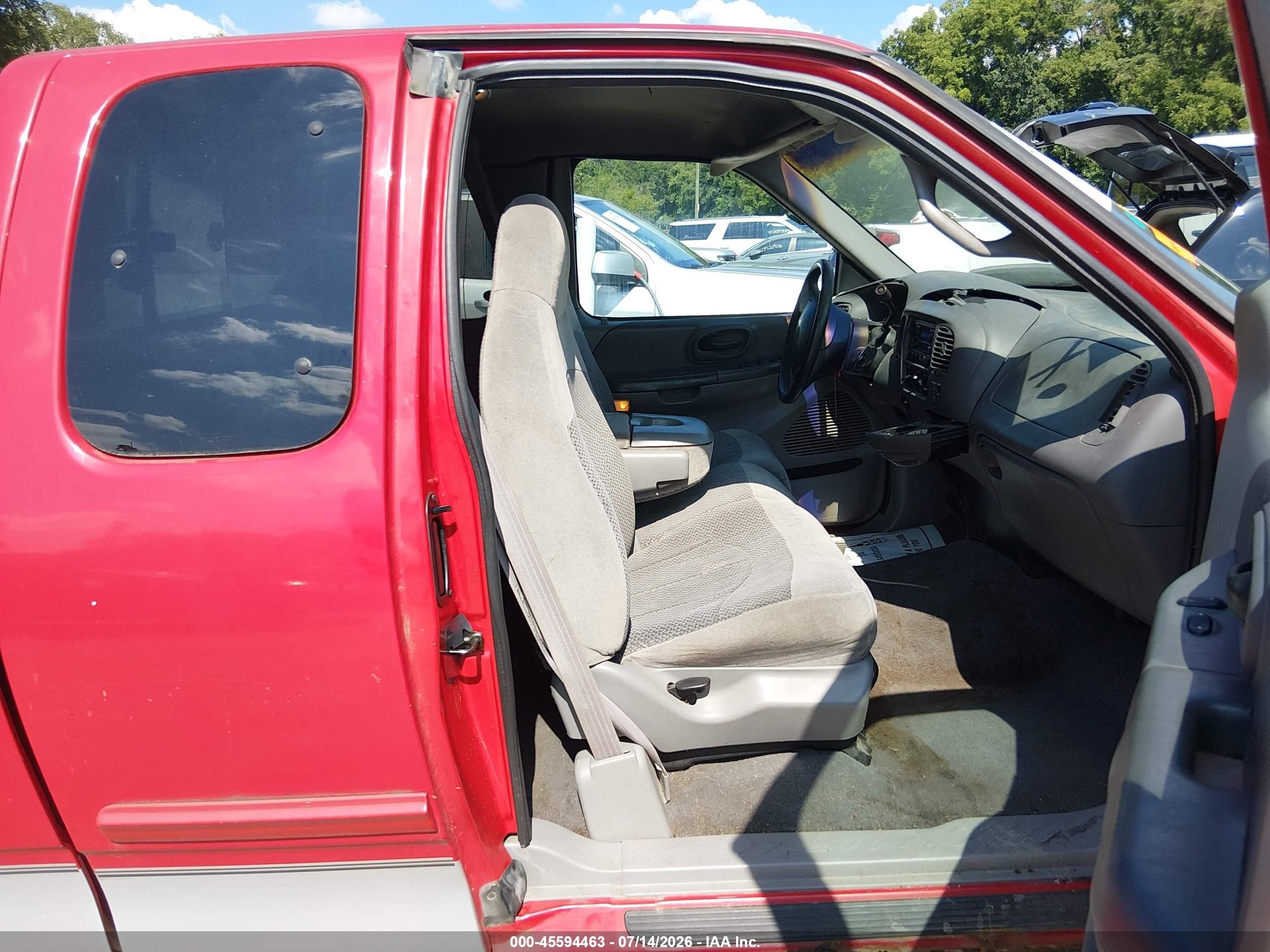 1999 Ford F-150 Work Series/xl/xlt Красный vin: 1FTZX172XXKA53254