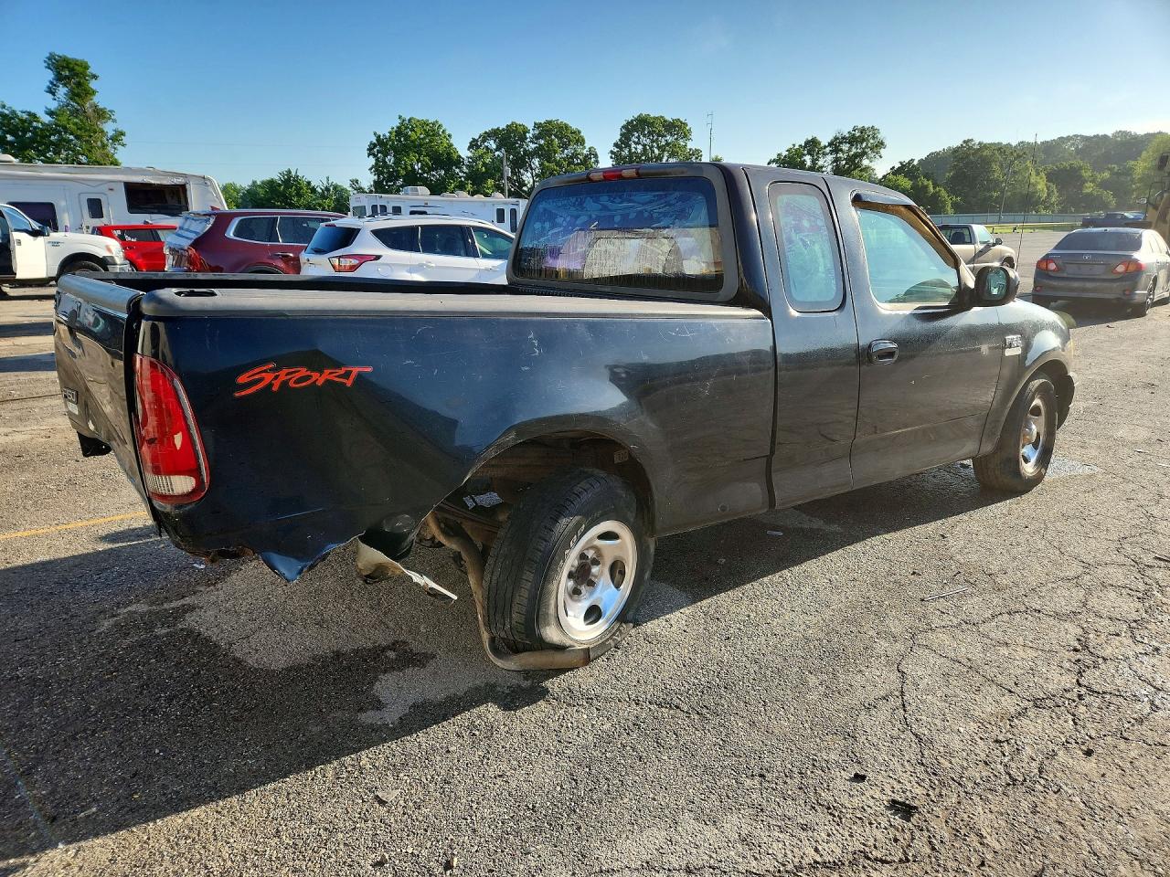 1999 Ford F150 Black vin: 1FTZX172XXKB77962