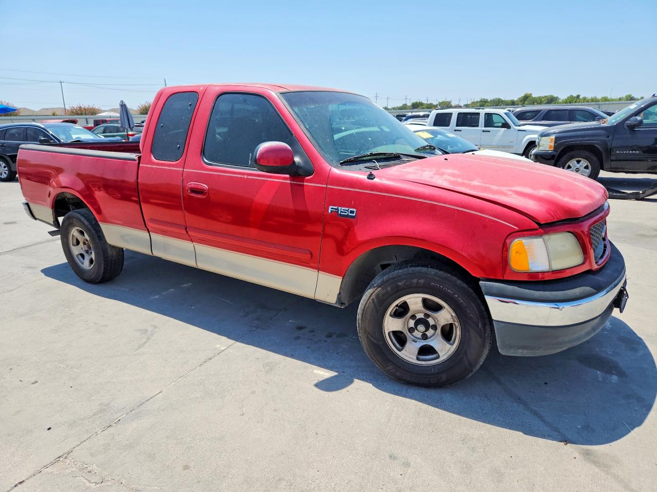 2000 Ford F150 Red vin: 1FTZX172XYNC17781