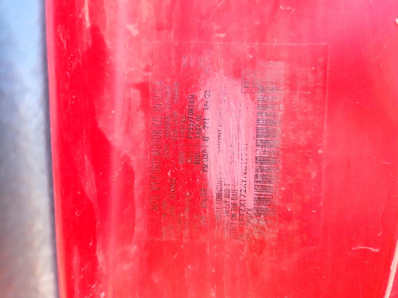 2000 Ford F150 Red vin: 1FTZX172XYNC17781