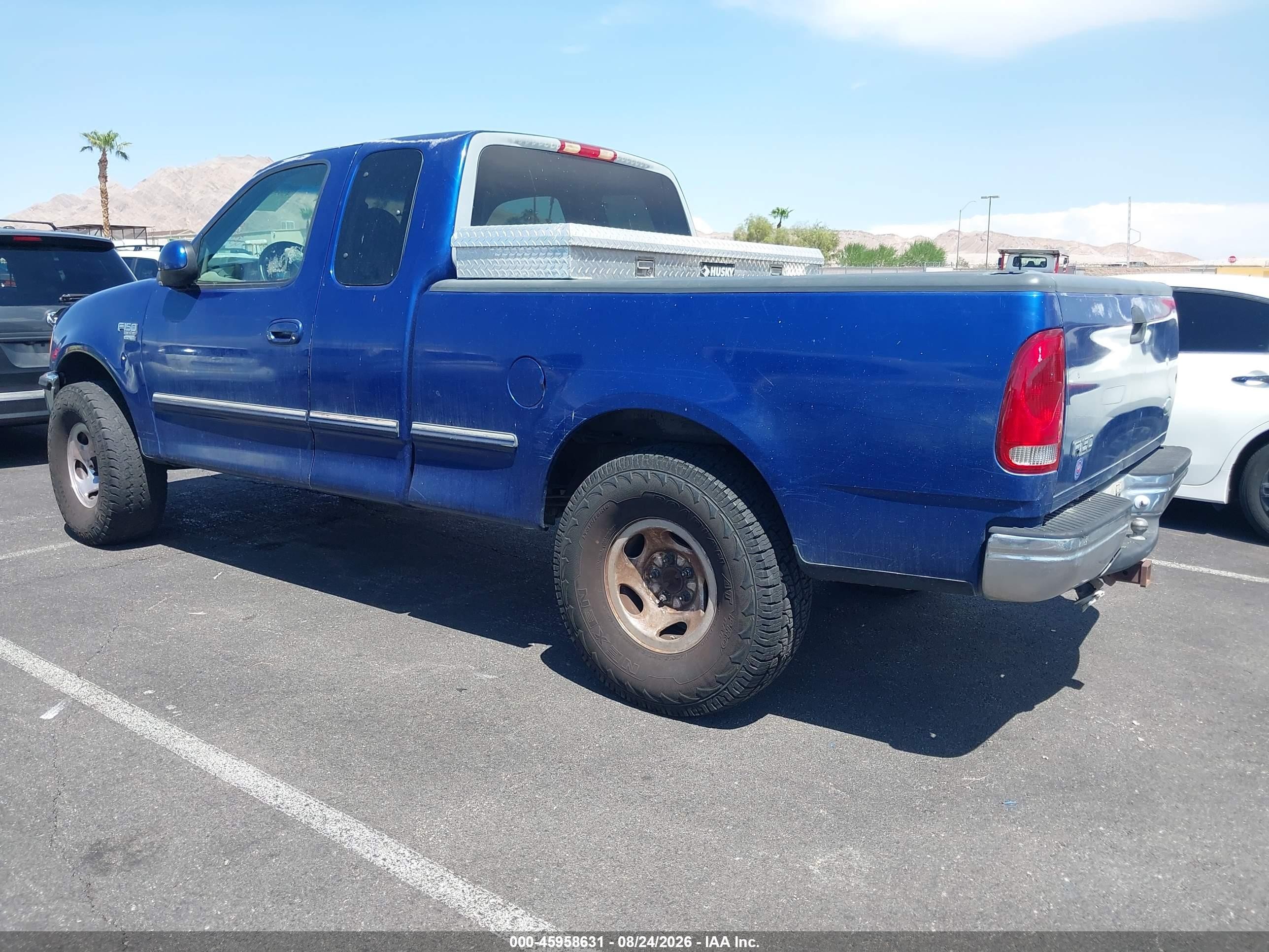 1998 Ford F-150 Lariat/standard/xl/xlt Blue vin: 1FTZX1761WKB27601