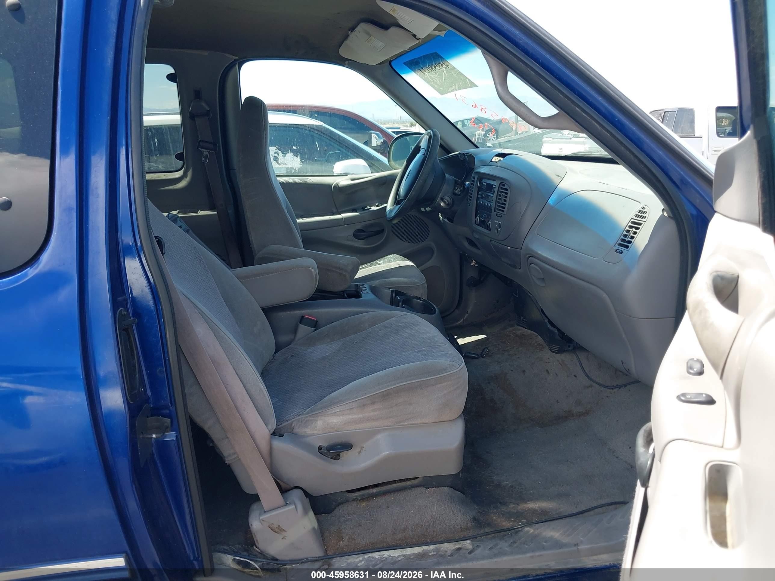 1998 Ford F-150 Lariat/standard/xl/xlt Blue vin: 1FTZX1761WKB27601