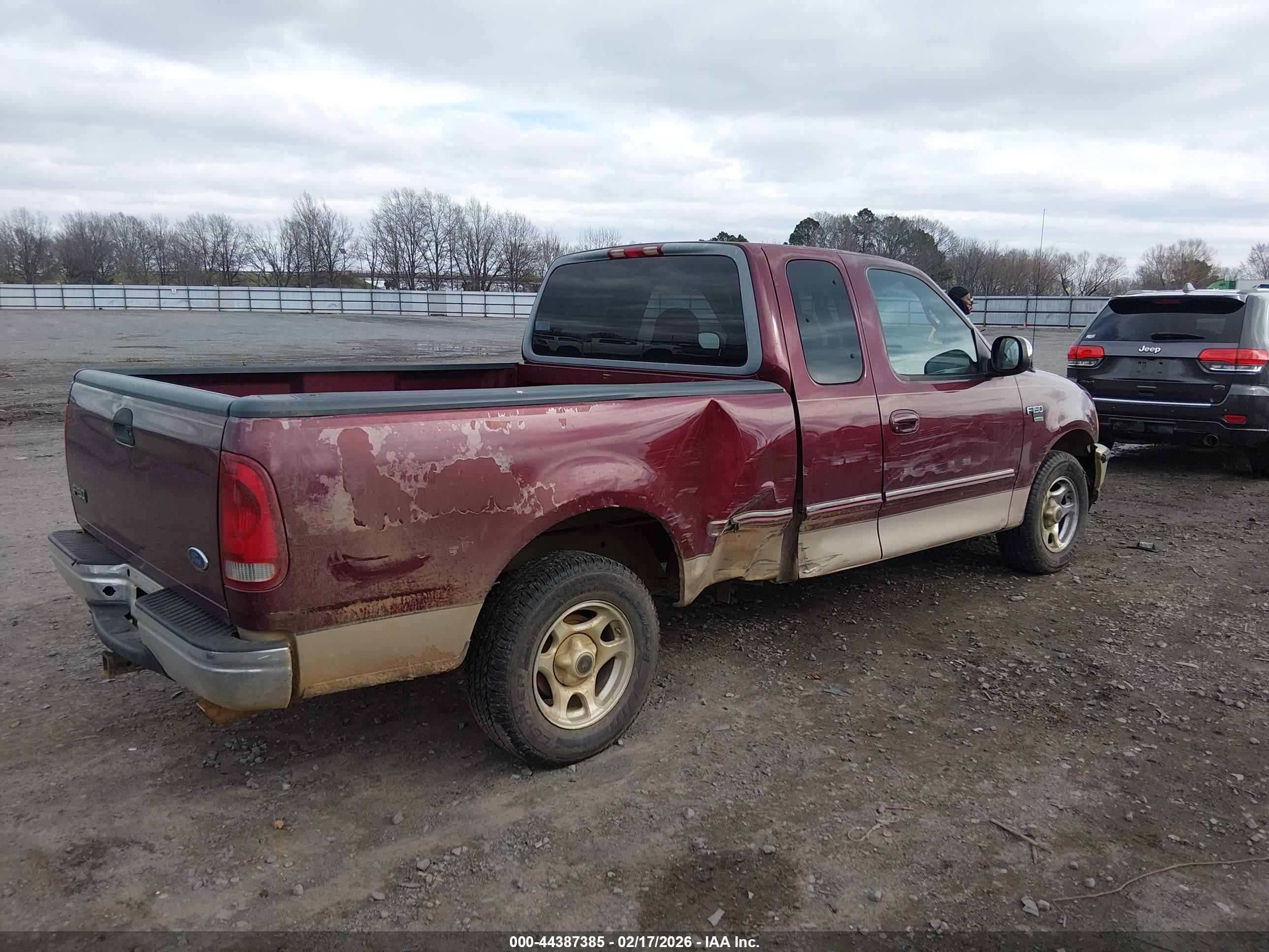 1998 Ford F-150 Lariat/standard/xl/xlt Red vin: 1FTZX1761WKB72778