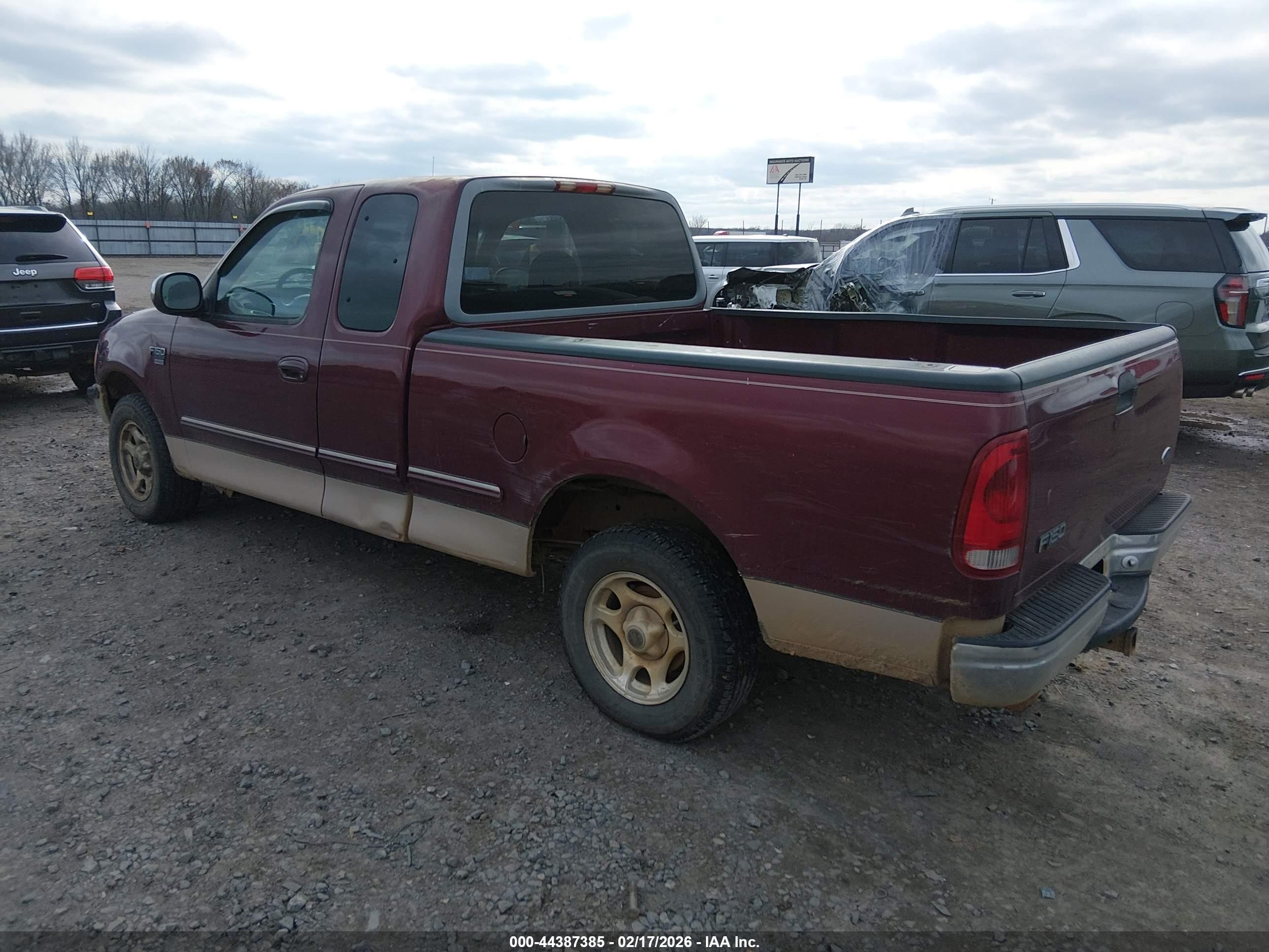 1998 Ford F-150 Lariat/standard/xl/xlt Red vin: 1FTZX1761WKB72778