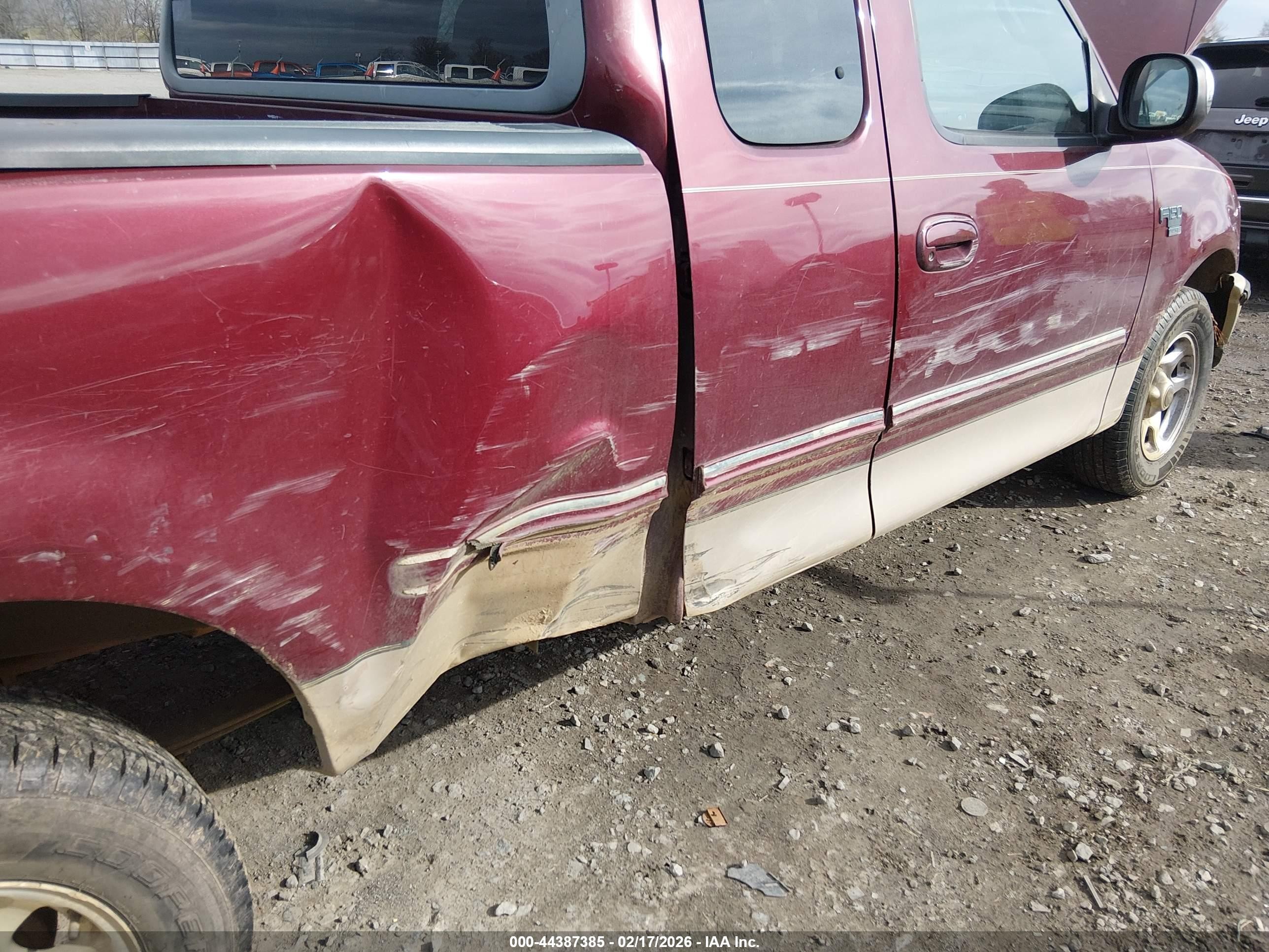 1998 Ford F-150 Lariat/standard/xl/xlt Red vin: 1FTZX1761WKB72778