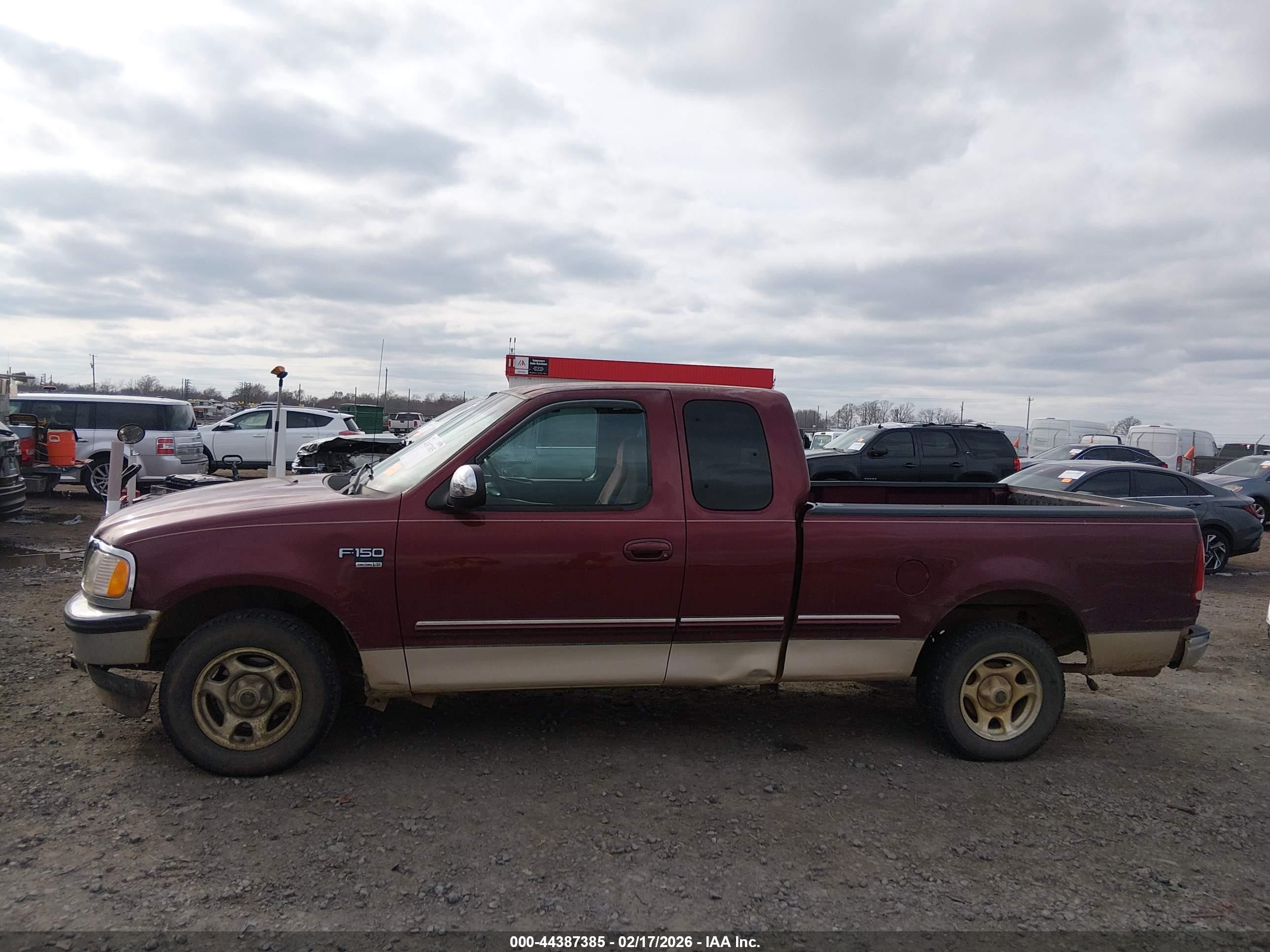 1998 Ford F-150 Lariat/standard/xl/xlt Red vin: 1FTZX1761WKB72778