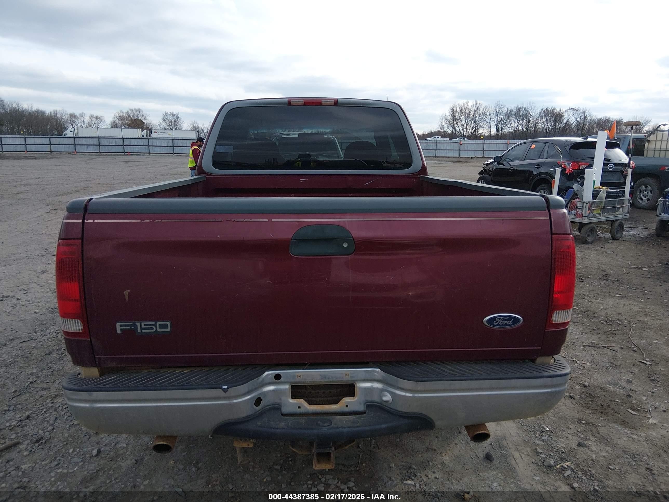 1998 Ford F-150 Lariat/standard/xl/xlt Red vin: 1FTZX1761WKB72778