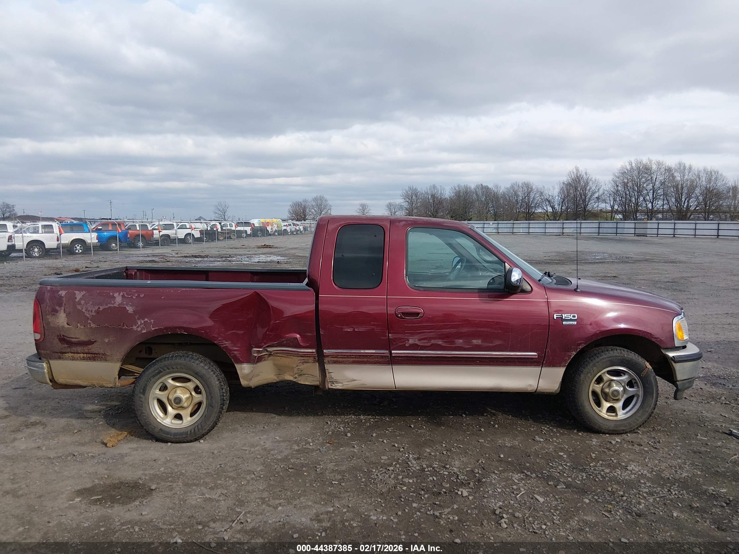 1998 Ford F-150 Lariat/standard/xl/xlt Red vin: 1FTZX1761WKB72778