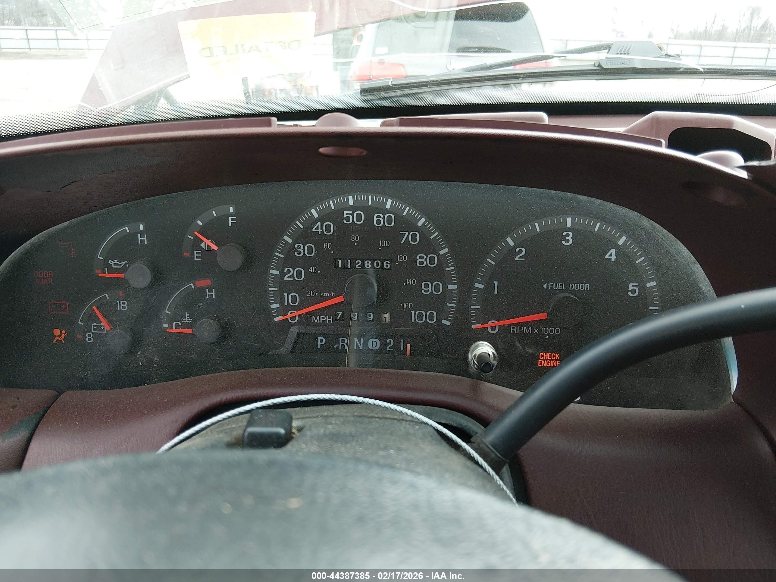 1998 Ford F-150 Lariat/standard/xl/xlt Red vin: 1FTZX1761WKB72778