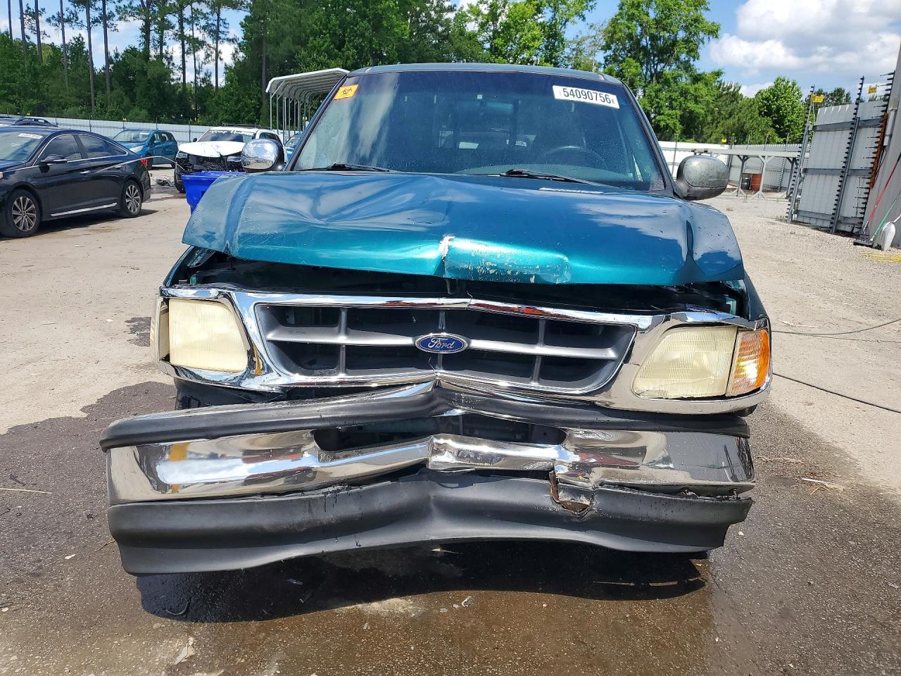 1998 Ford F150 Green vin: 1FTZX1761WNB70169