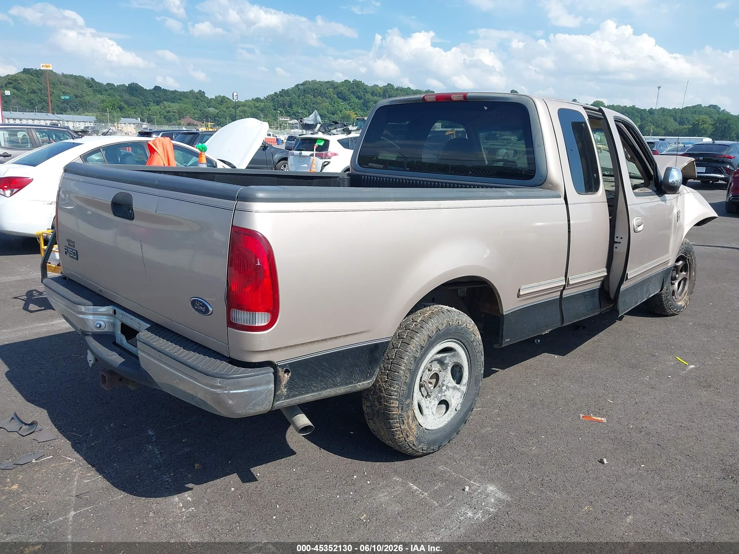 1998 Ford F-150 Lariat/standard/xl/xlt Beige vin: 1FTZX1761WNB86727