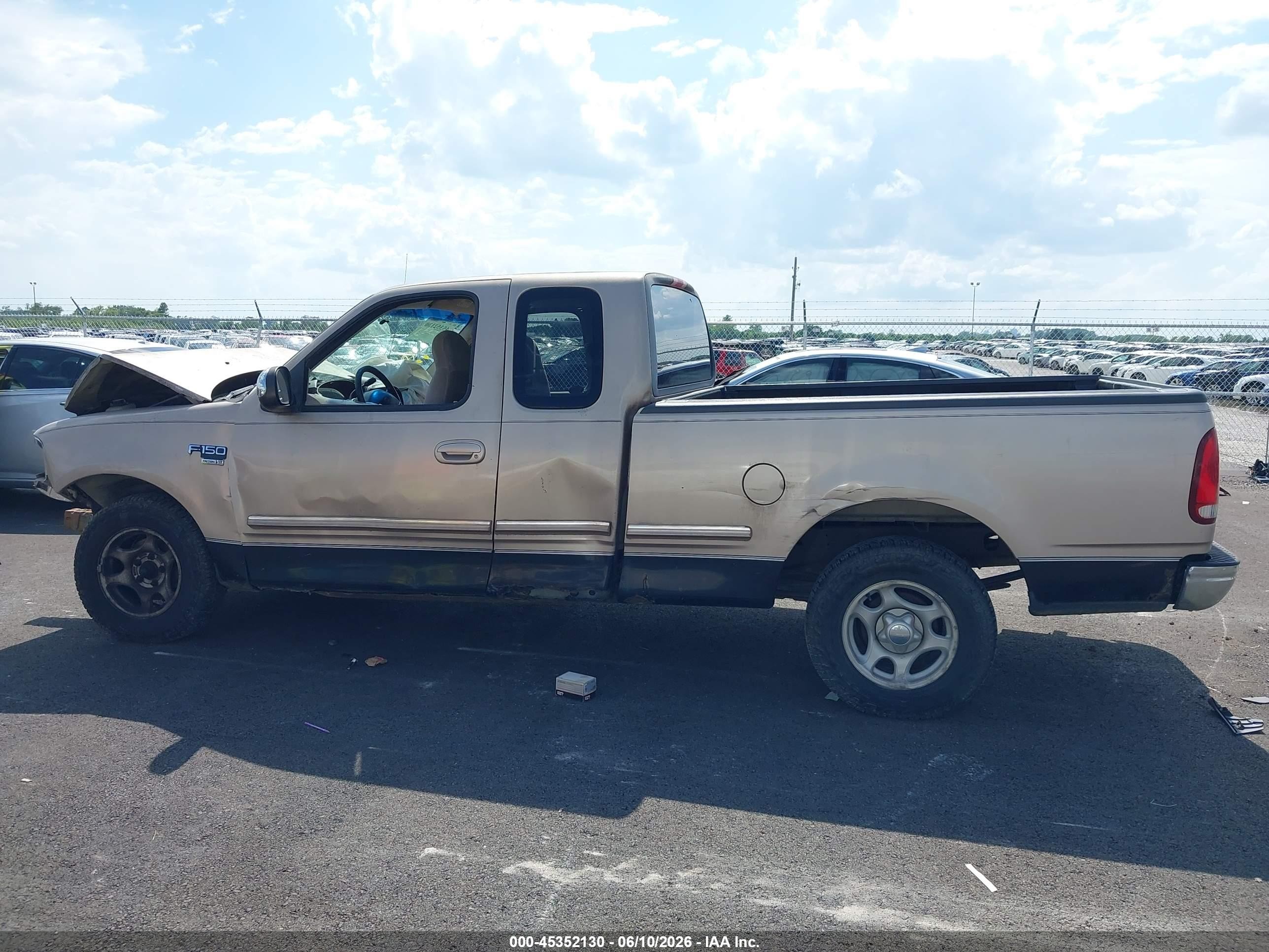 1998 Ford F-150 Lariat/standard/xl/xlt Beige vin: 1FTZX1761WNB86727