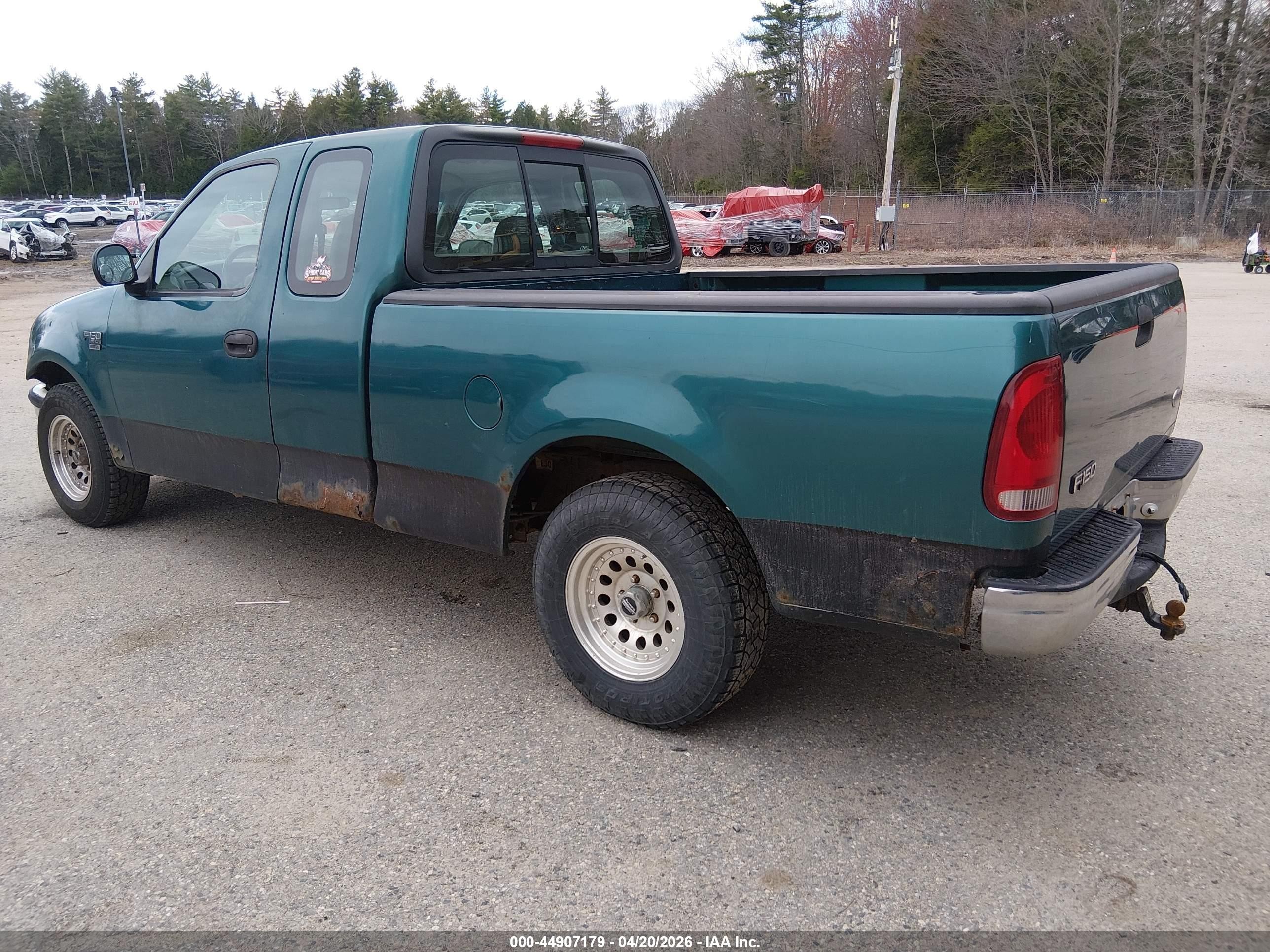 1998 Ford F-150 Lariat/standard/xl/xlt Green vin: 1FTZX1761WNC03557