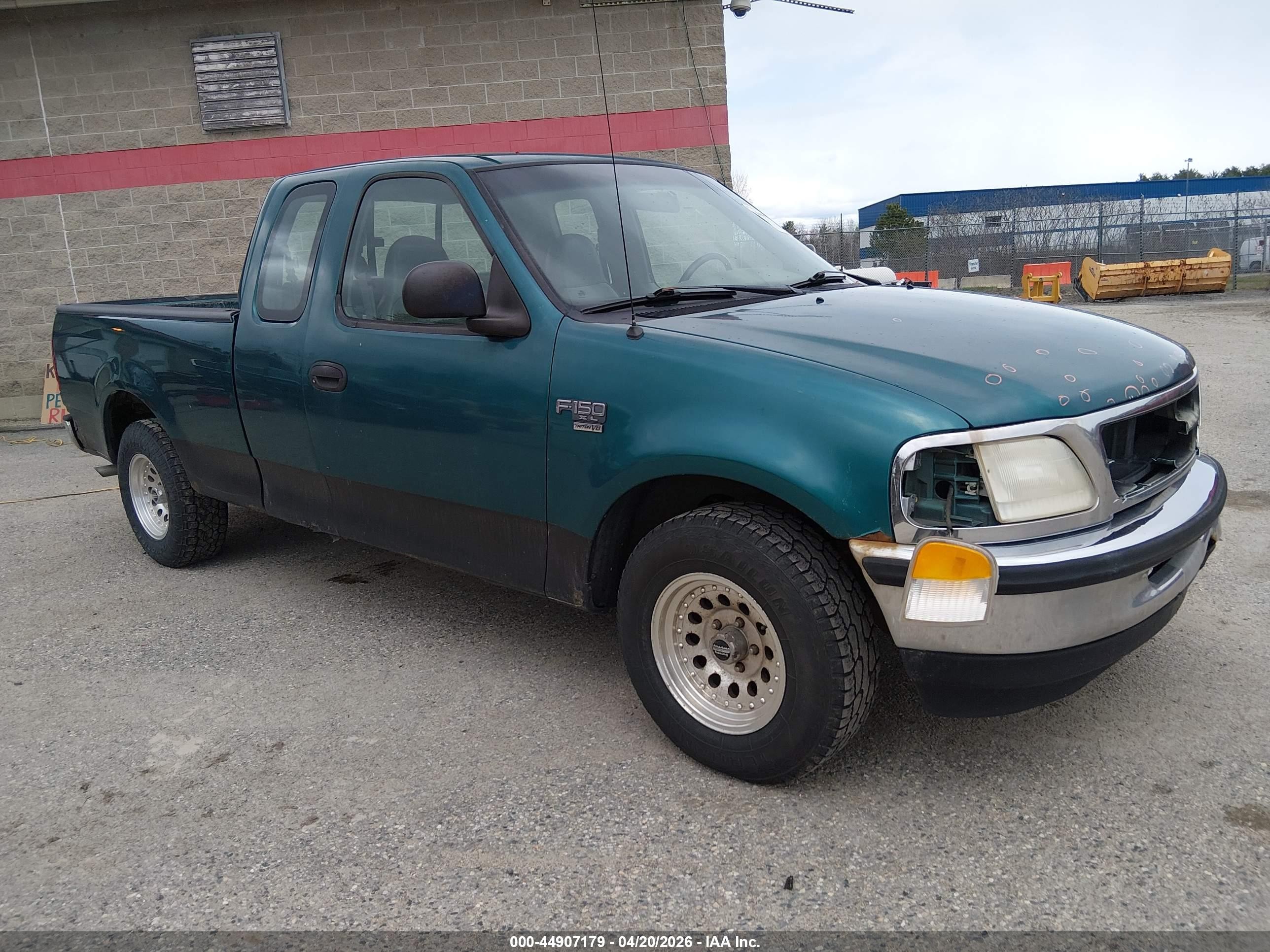 1998 Ford F-150 Lariat/standard/xl/xlt Green vin: 1FTZX1761WNC03557
