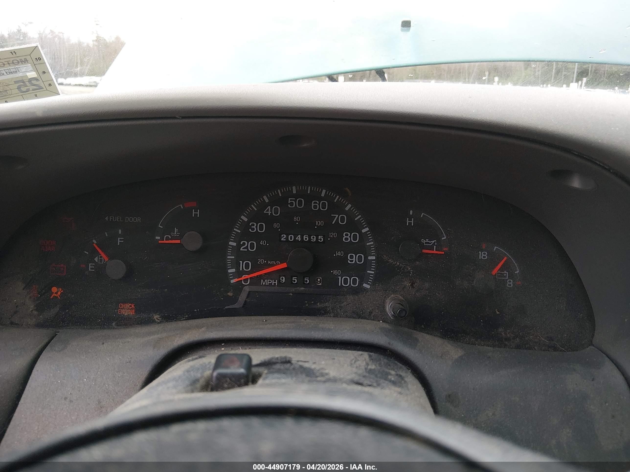 1998 Ford F-150 Lariat/standard/xl/xlt Green vin: 1FTZX1761WNC03557