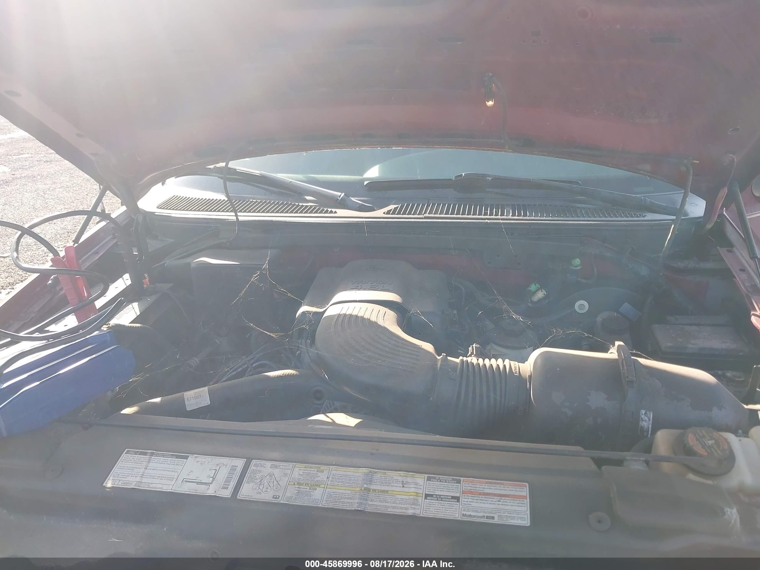 1998 Ford F-150 Lariat/standard/xl/xlt Бордовый vin: 1FTZX1762WNA16456