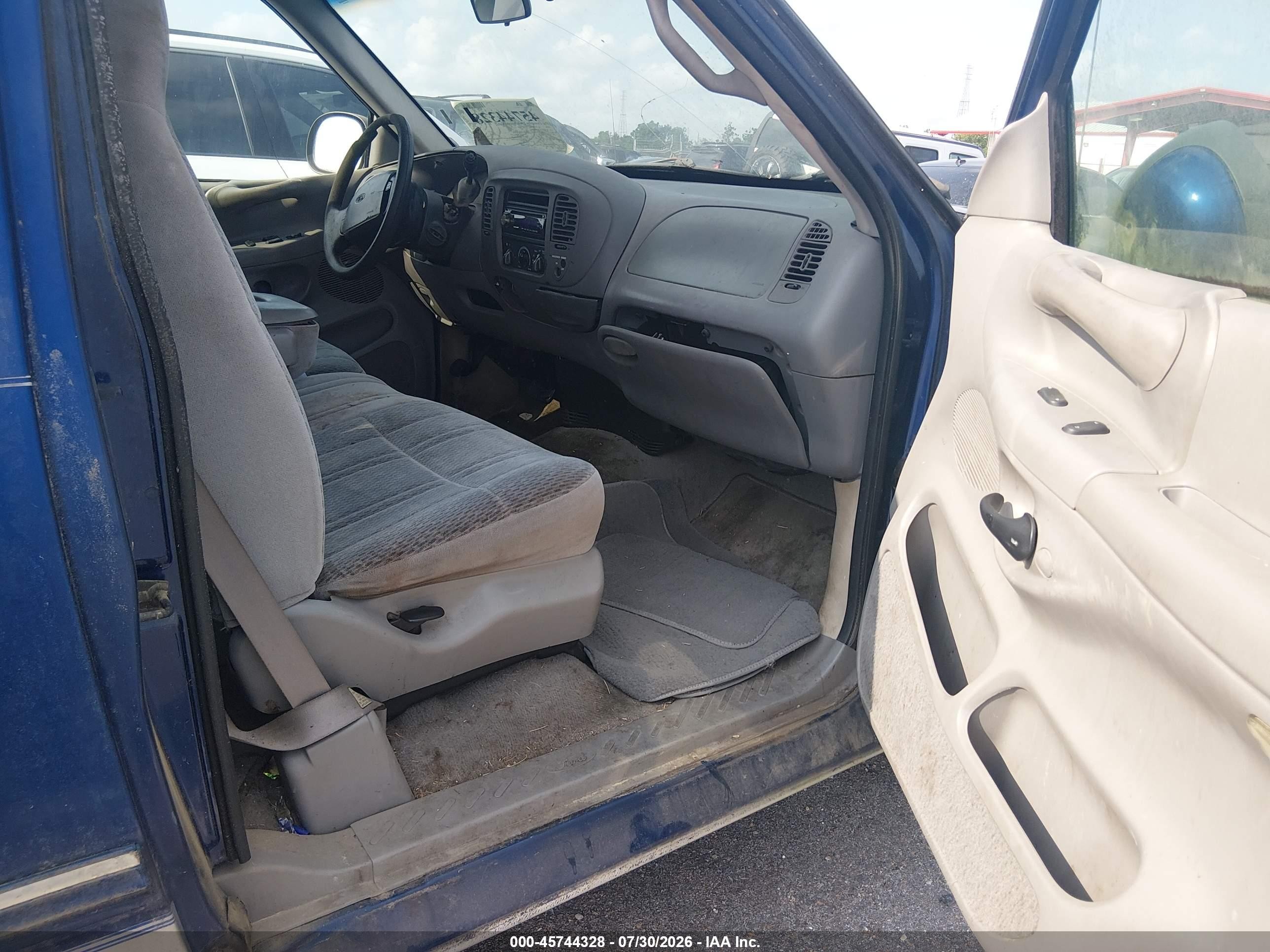 1998 Ford F-150 Lariat/standard/xl/xlt Blue vin: 1FTZX1762WNB06190