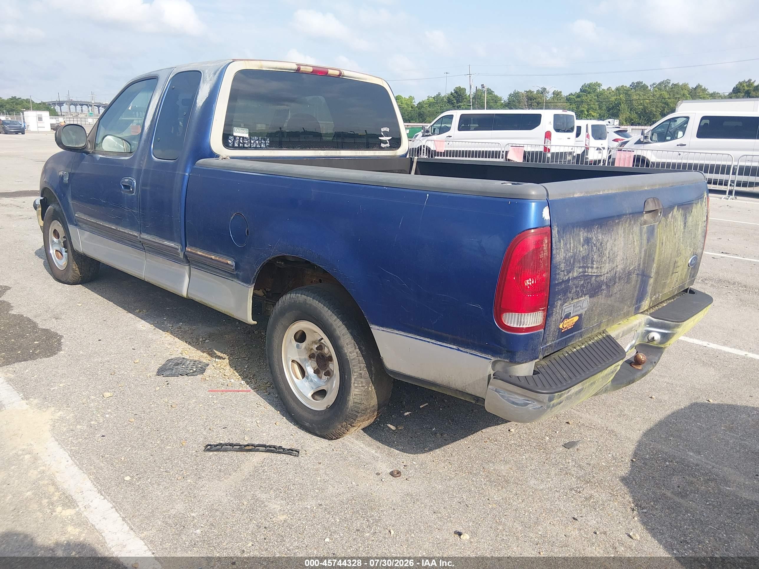 1998 Ford F-150 Lariat/standard/xl/xlt Blue vin: 1FTZX1762WNB06190