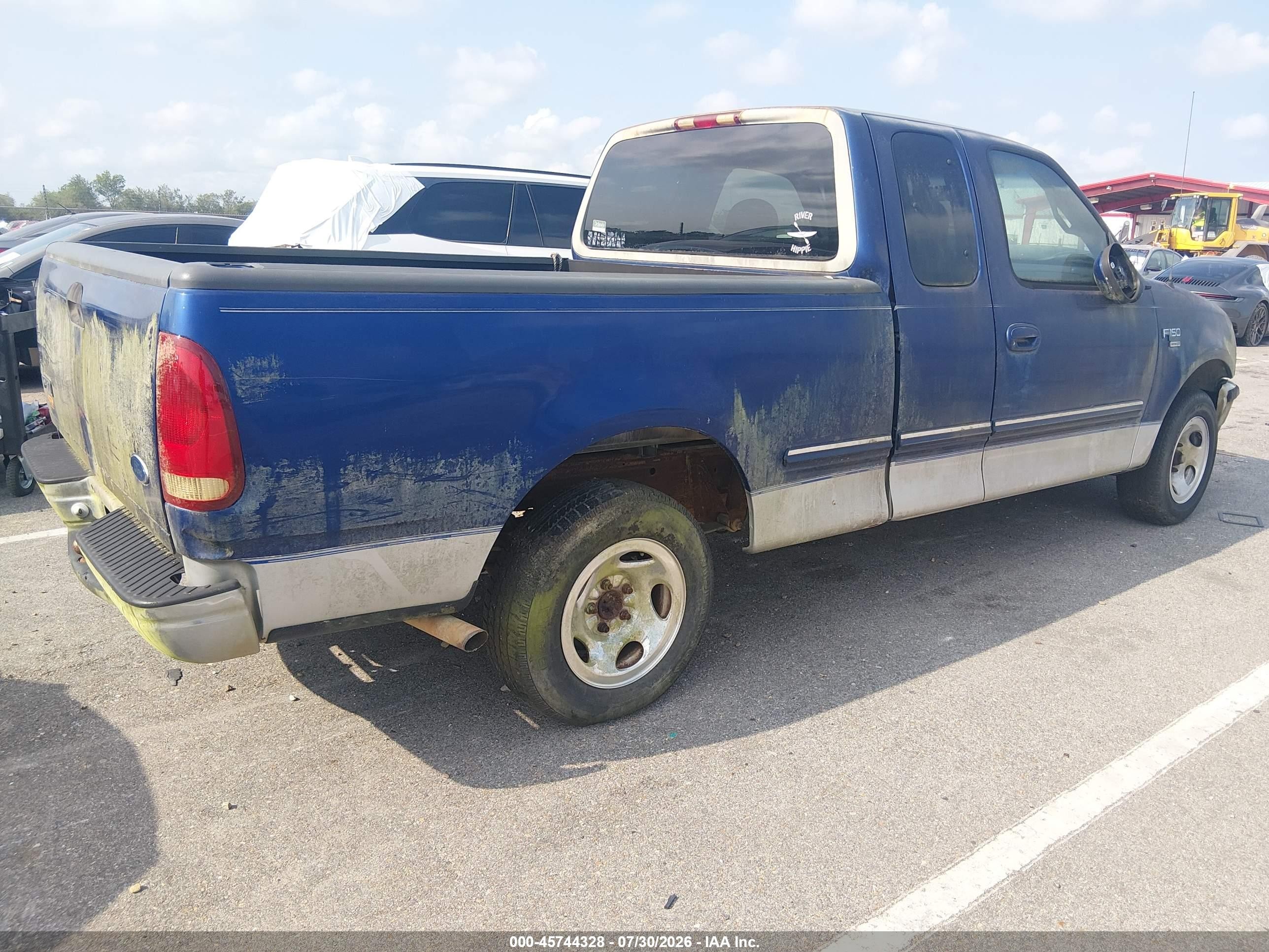 1998 Ford F-150 Lariat/standard/xl/xlt Blue vin: 1FTZX1762WNB06190
