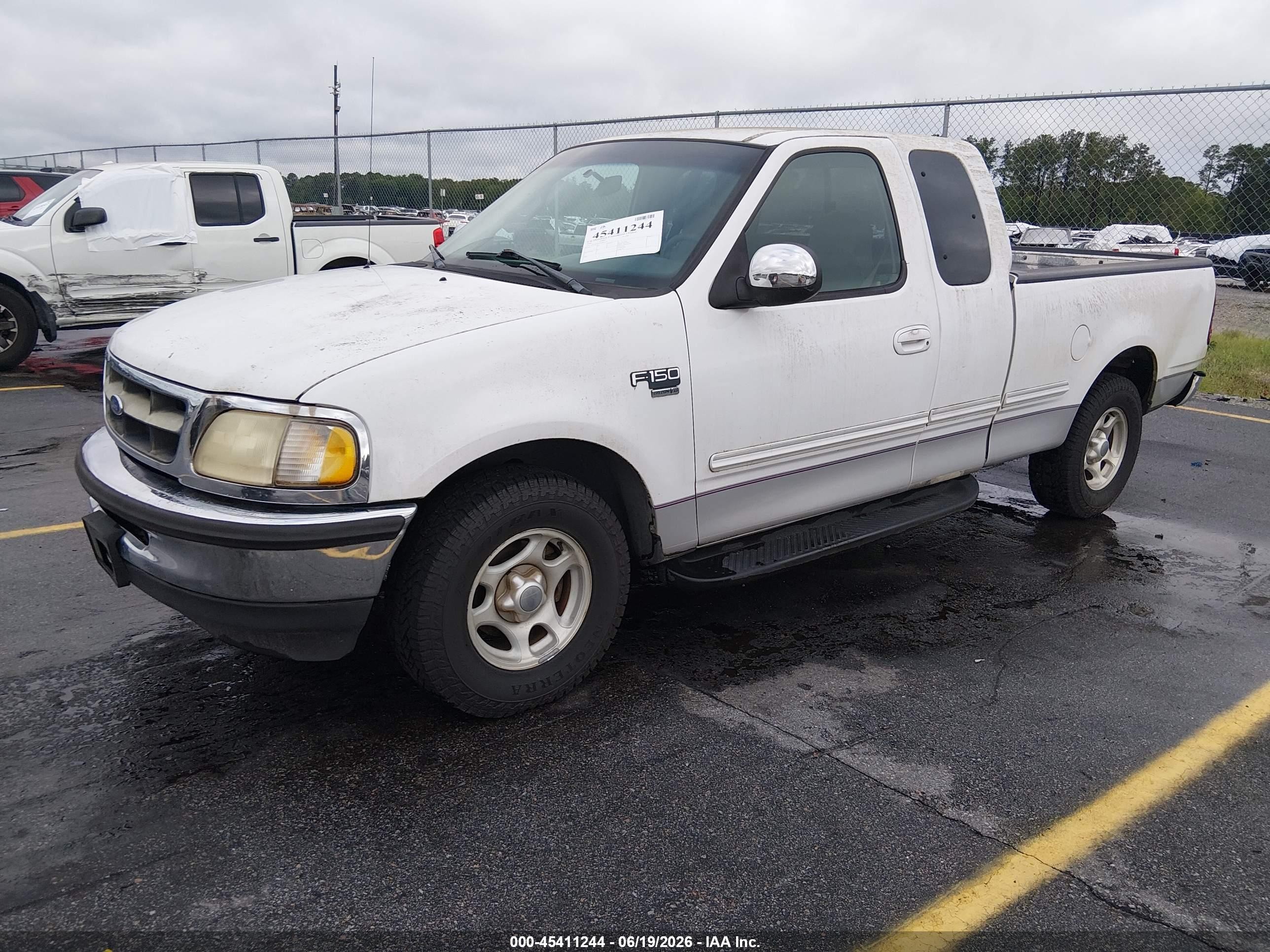 1998 Ford F-150 Lariat/standard/xl/xlt White vin: 1FTZX1762WNB85358