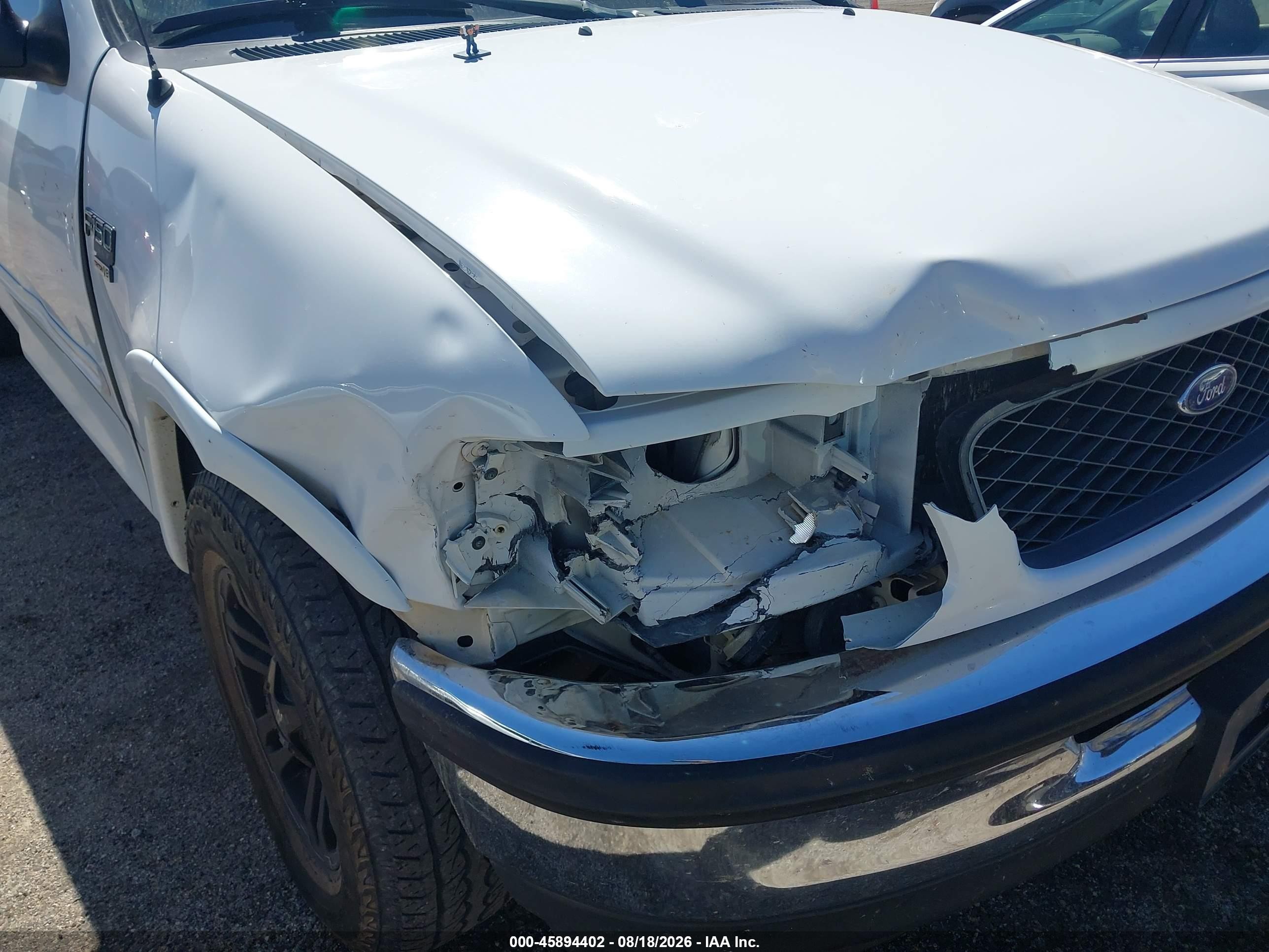 1998 Ford F-150 Lariat/standard/xl/xlt White vin: 1FTZX1763WKA20095