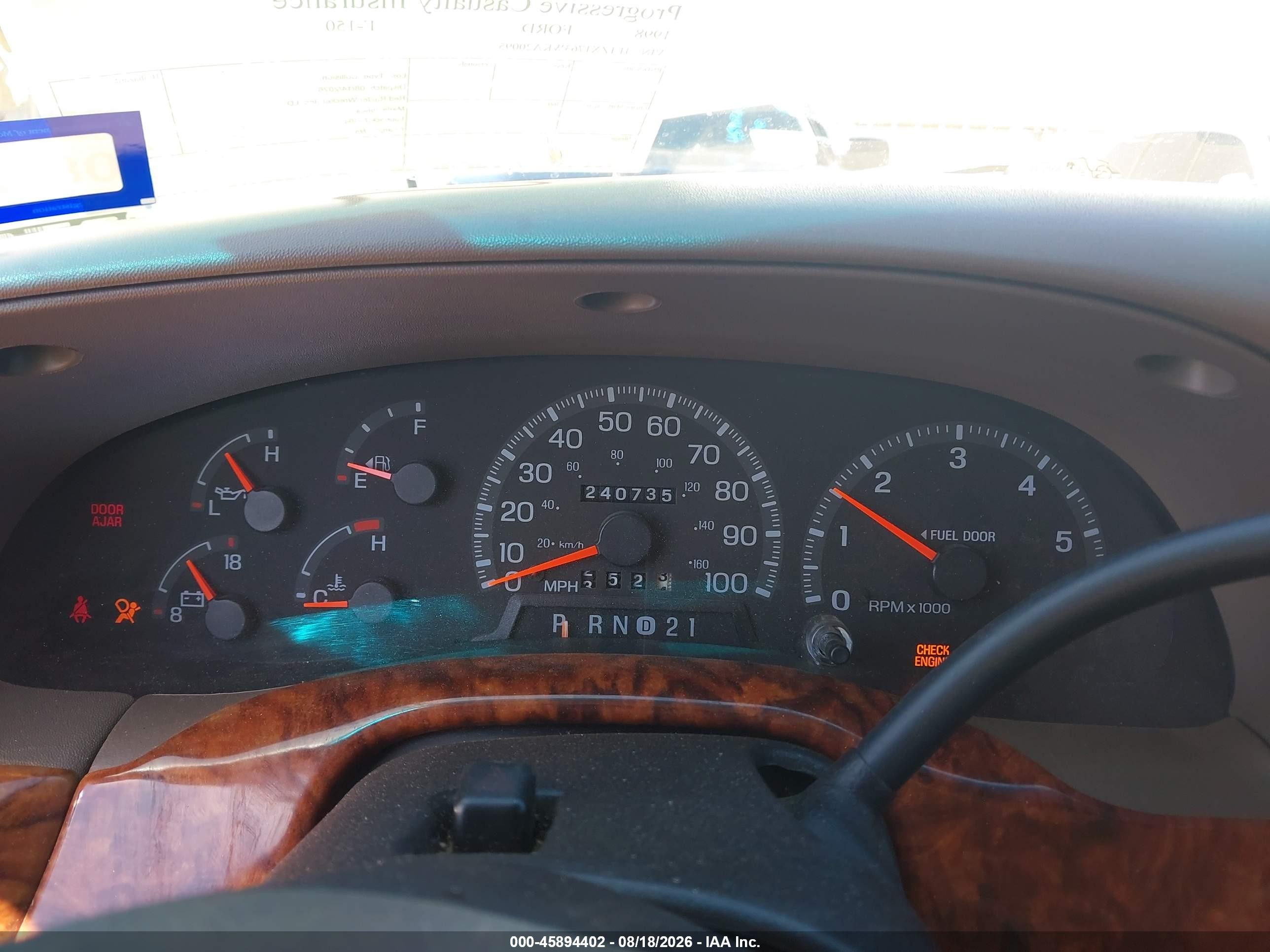 1998 Ford F-150 Lariat/standard/xl/xlt White vin: 1FTZX1763WKA20095