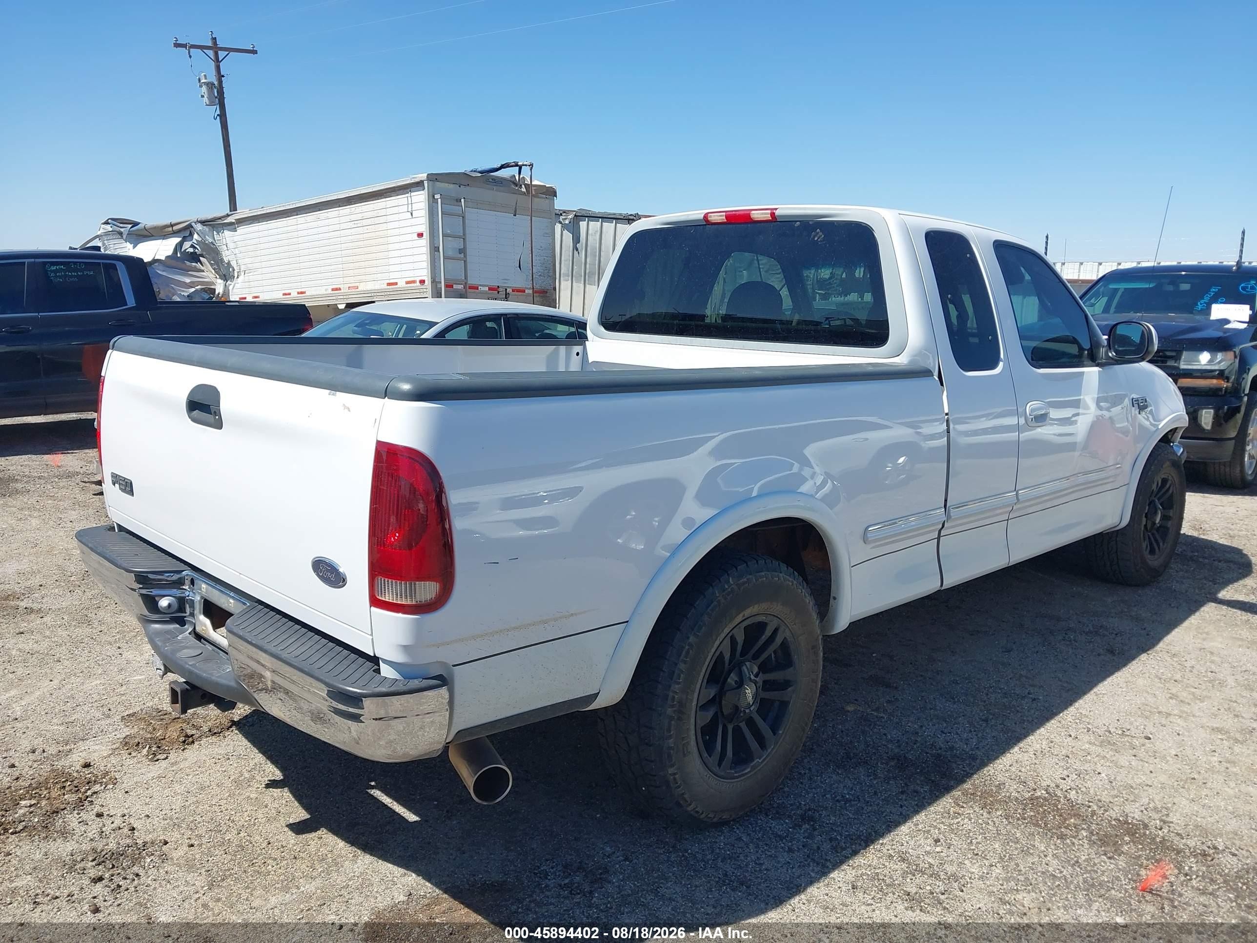 1998 Ford F-150 Lariat/standard/xl/xlt White vin: 1FTZX1763WKA20095