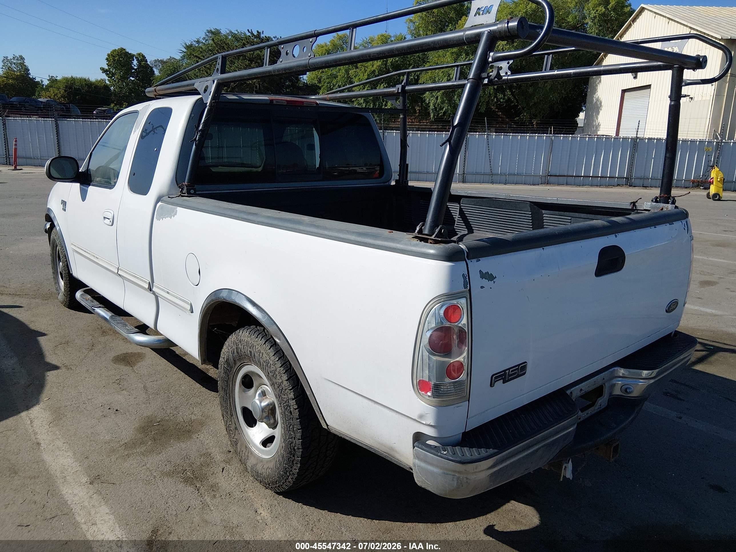 1998 Ford F-150 Lariat/standard/xl/xlt White vin: 1FTZX1763WKA32019