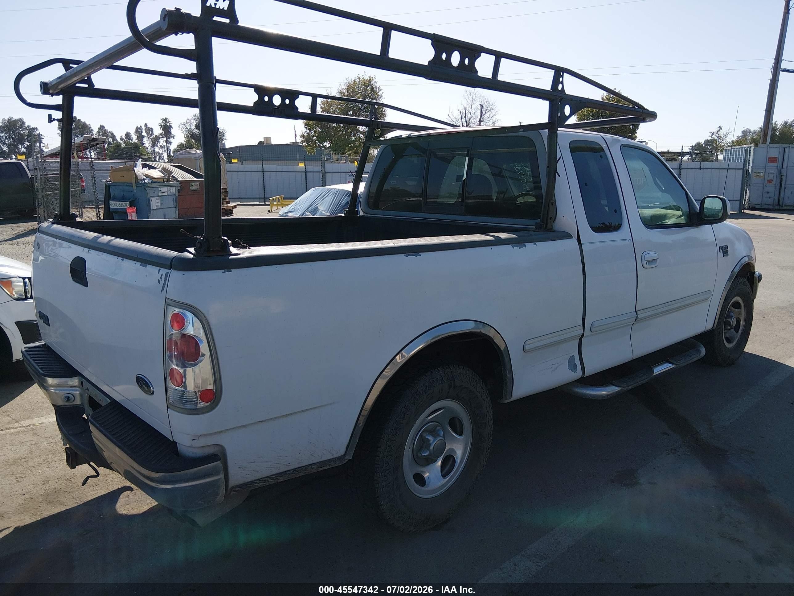 1998 Ford F-150 Lariat/standard/xl/xlt White vin: 1FTZX1763WKA32019
