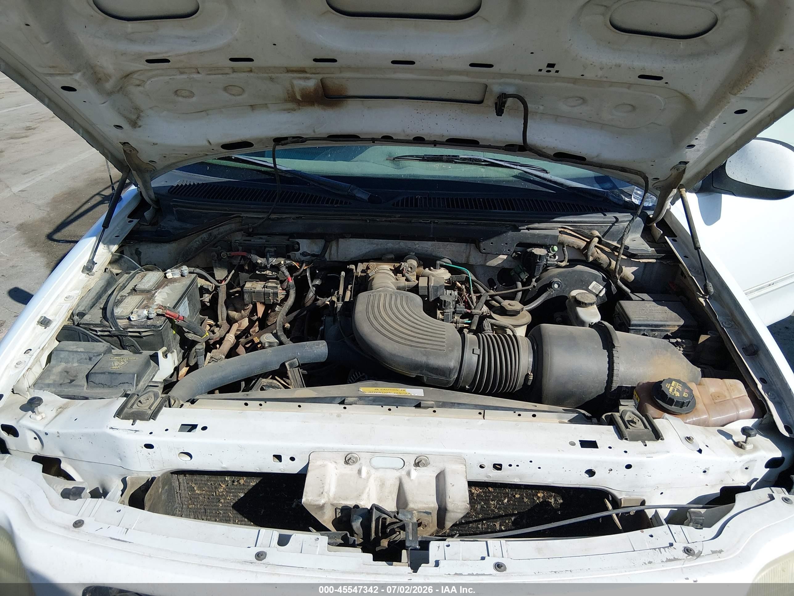 1998 Ford F-150 Lariat/standard/xl/xlt White vin: 1FTZX1763WKA32019