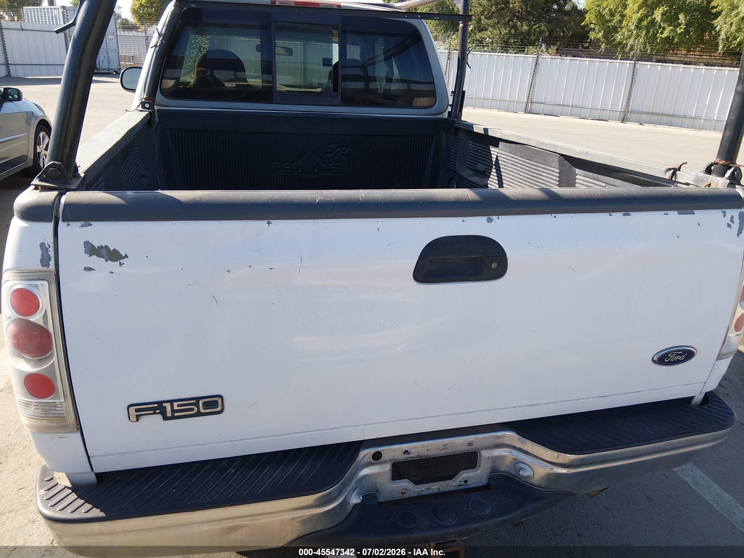 1998 Ford F-150 Lariat/standard/xl/xlt White vin: 1FTZX1763WKA32019